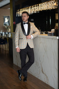 Costum barbati cocktail rever sal