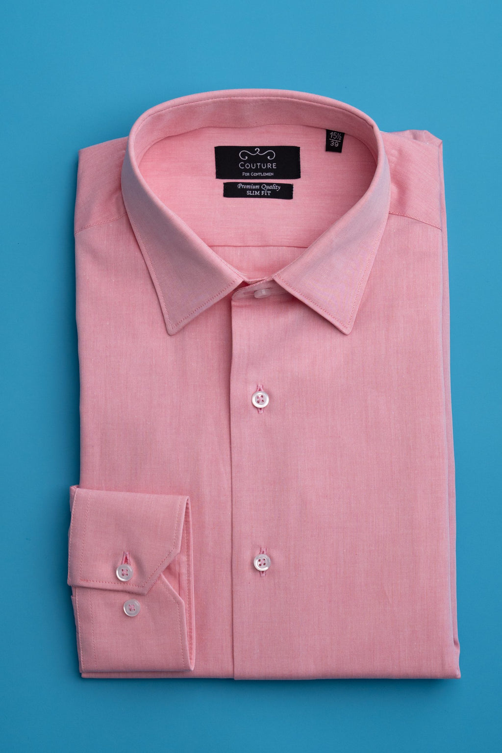 (product) Camasa roz rossa di Tropea slim fit Cms01rt