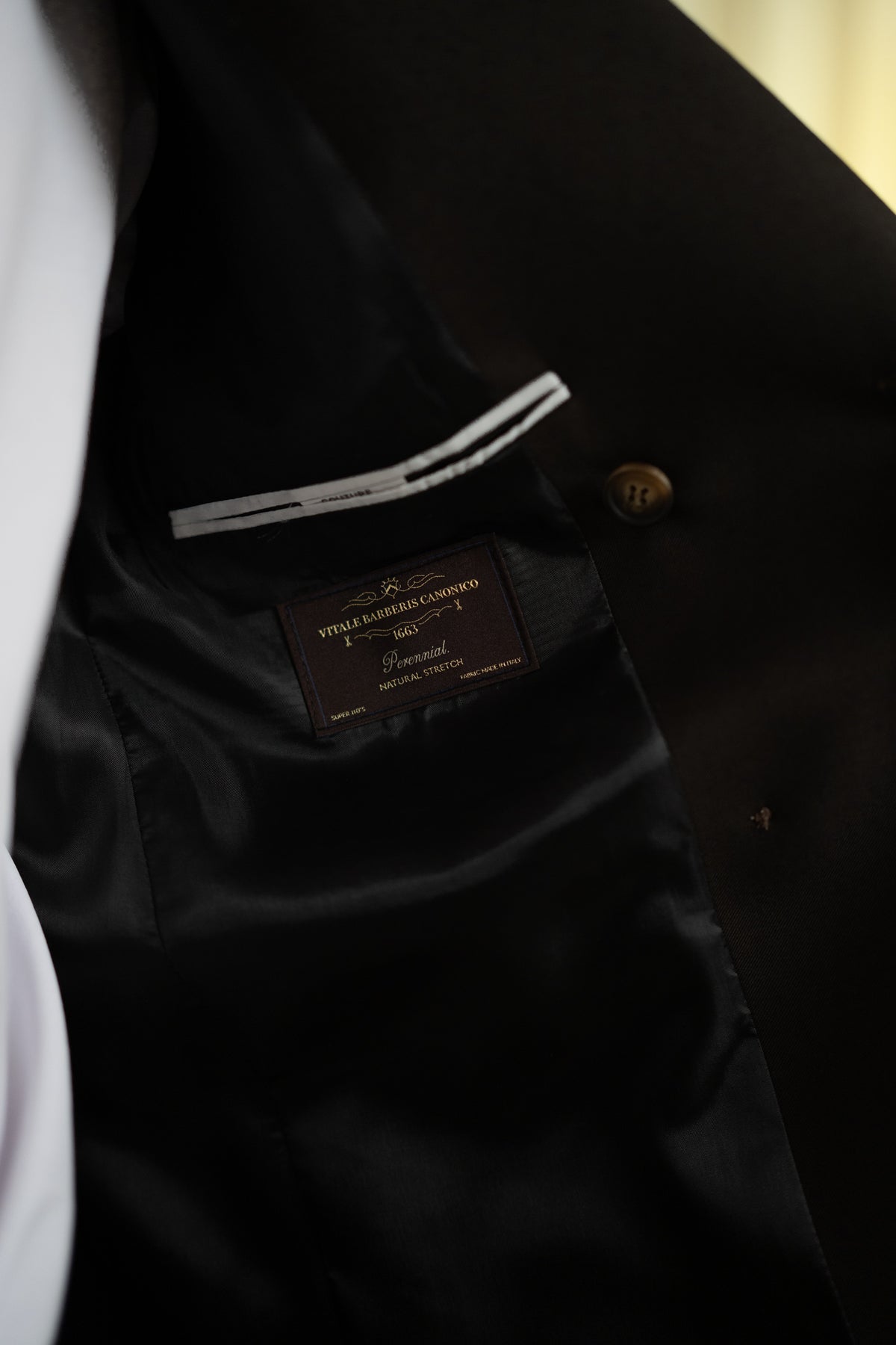Costum barbati maro inchis 100% lana Vitale Barberis Canonico