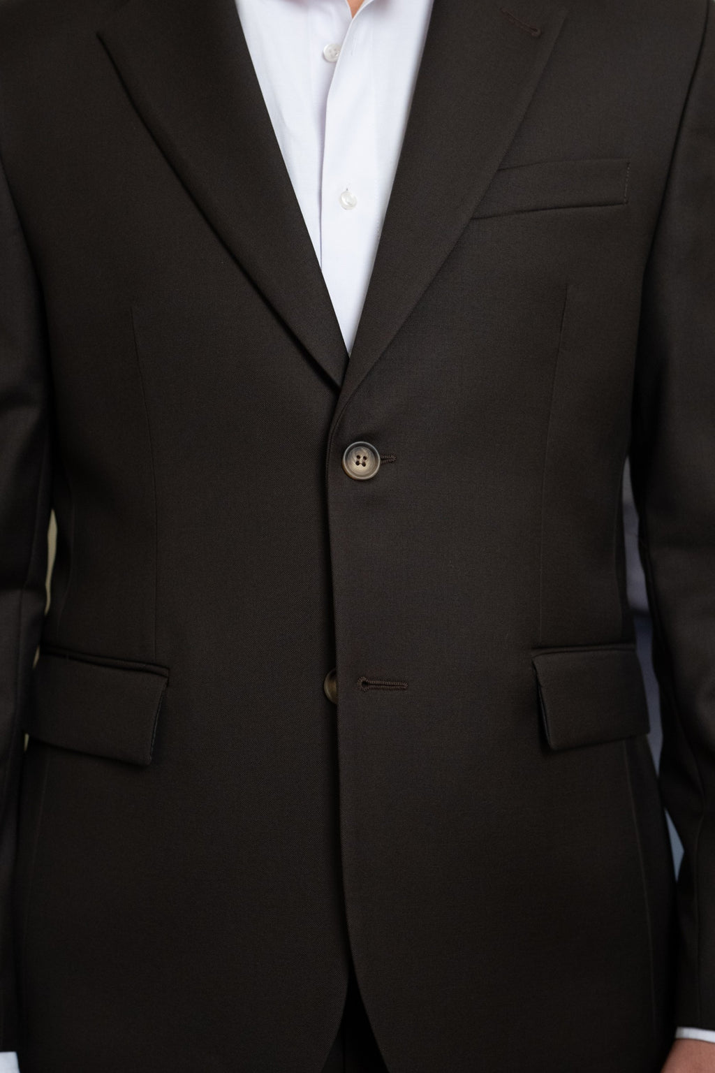 Costum barbati maro inchis 100% lana Vitale Barberis Canonico