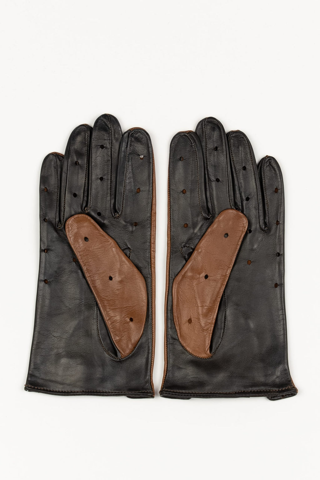 (product) Manusi maro din piele naturala, pentru condus, Ctram001