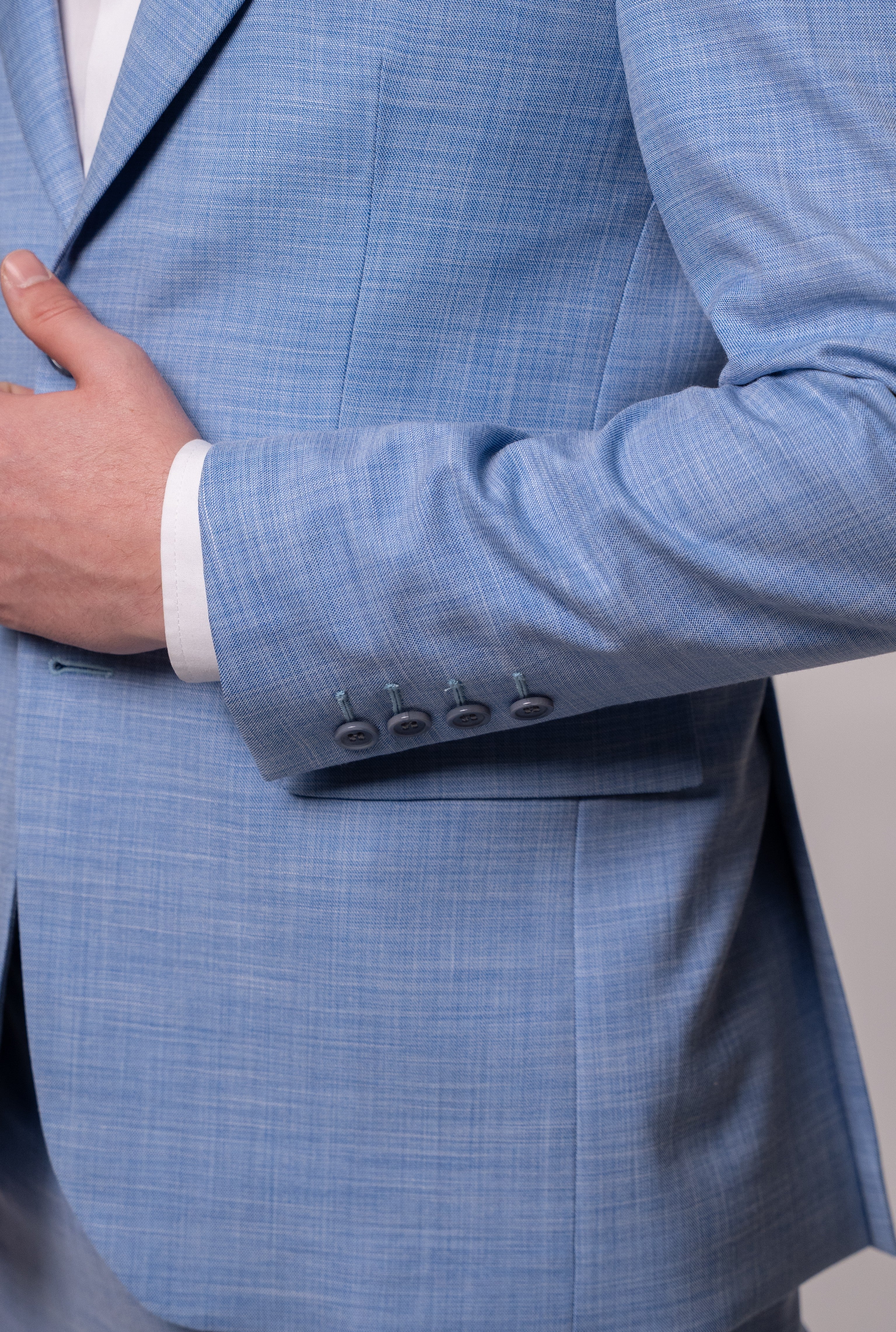 Tinuta Solaro albastru deschis Tailored Fit Cfg308T