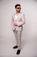 Light pink checkered men's costume jacket from CoutureforGentlemen, featuring a stylish and modern design.