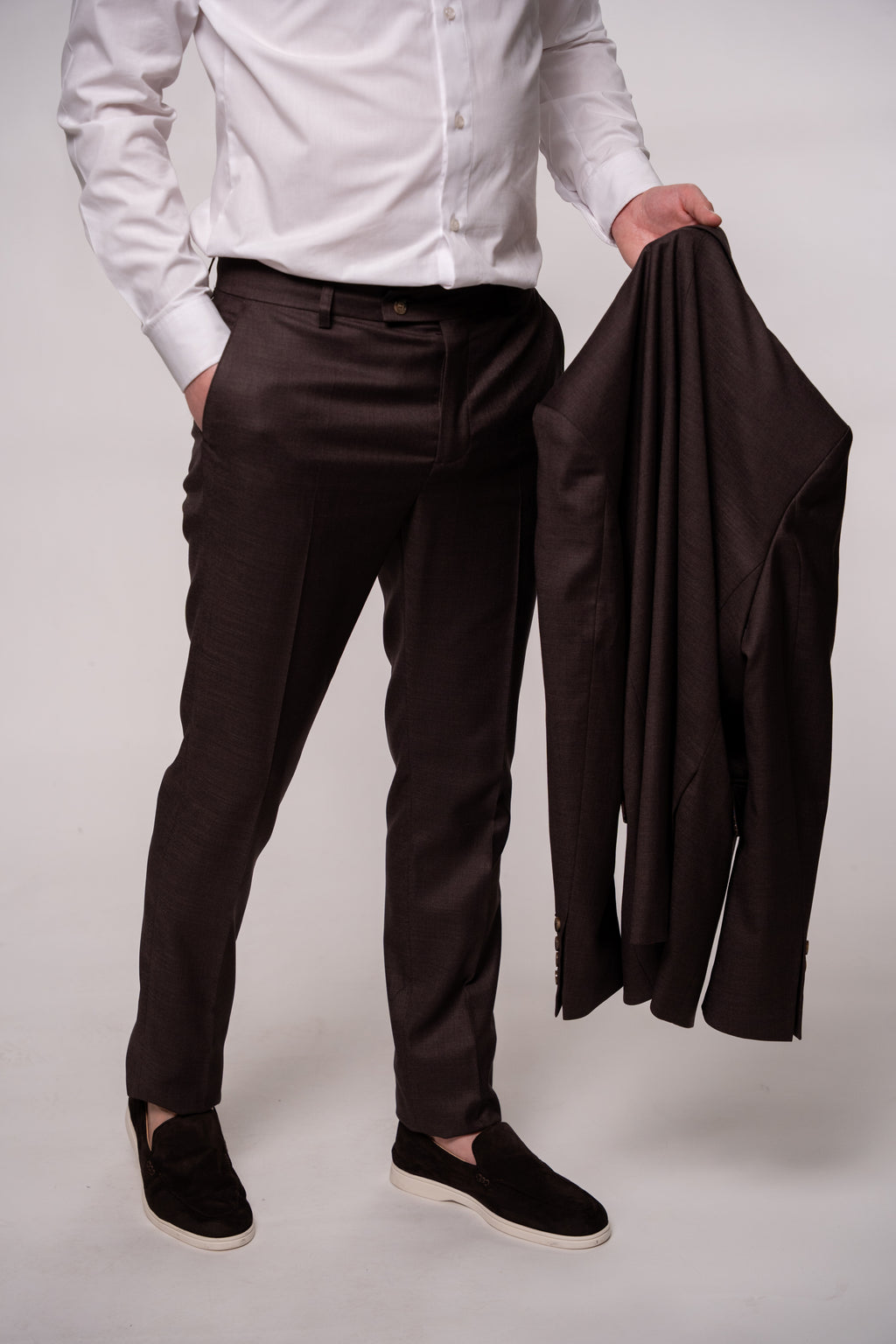 Men's chocolate brown Napoli costume jacket, tailored by Couture for Gentlemen, shown in DSC5167.jpg.