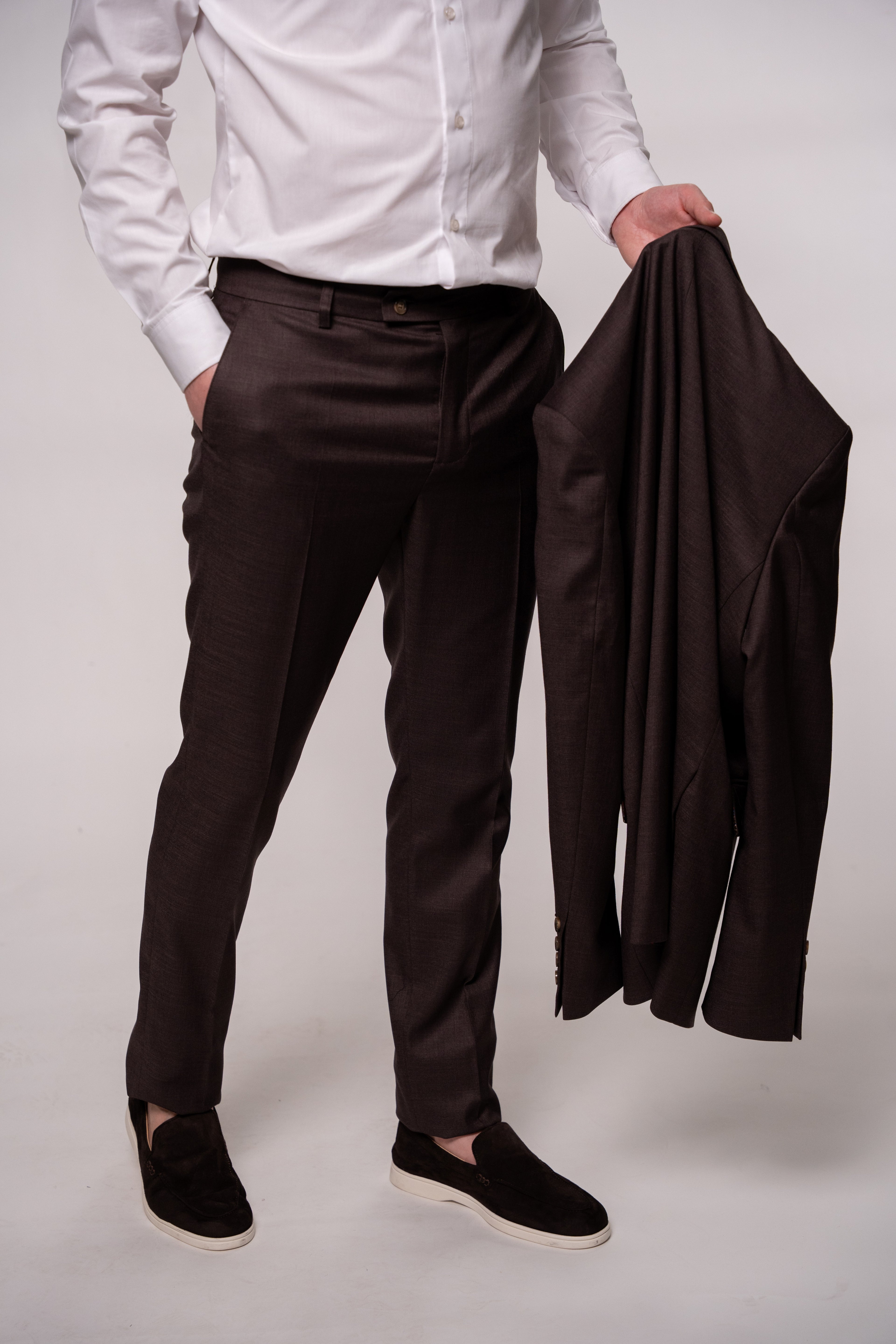Men's chocolate brown Napoli costume jacket, tailored by Couture for Gentlemen, shown in DSC5167.jpg.