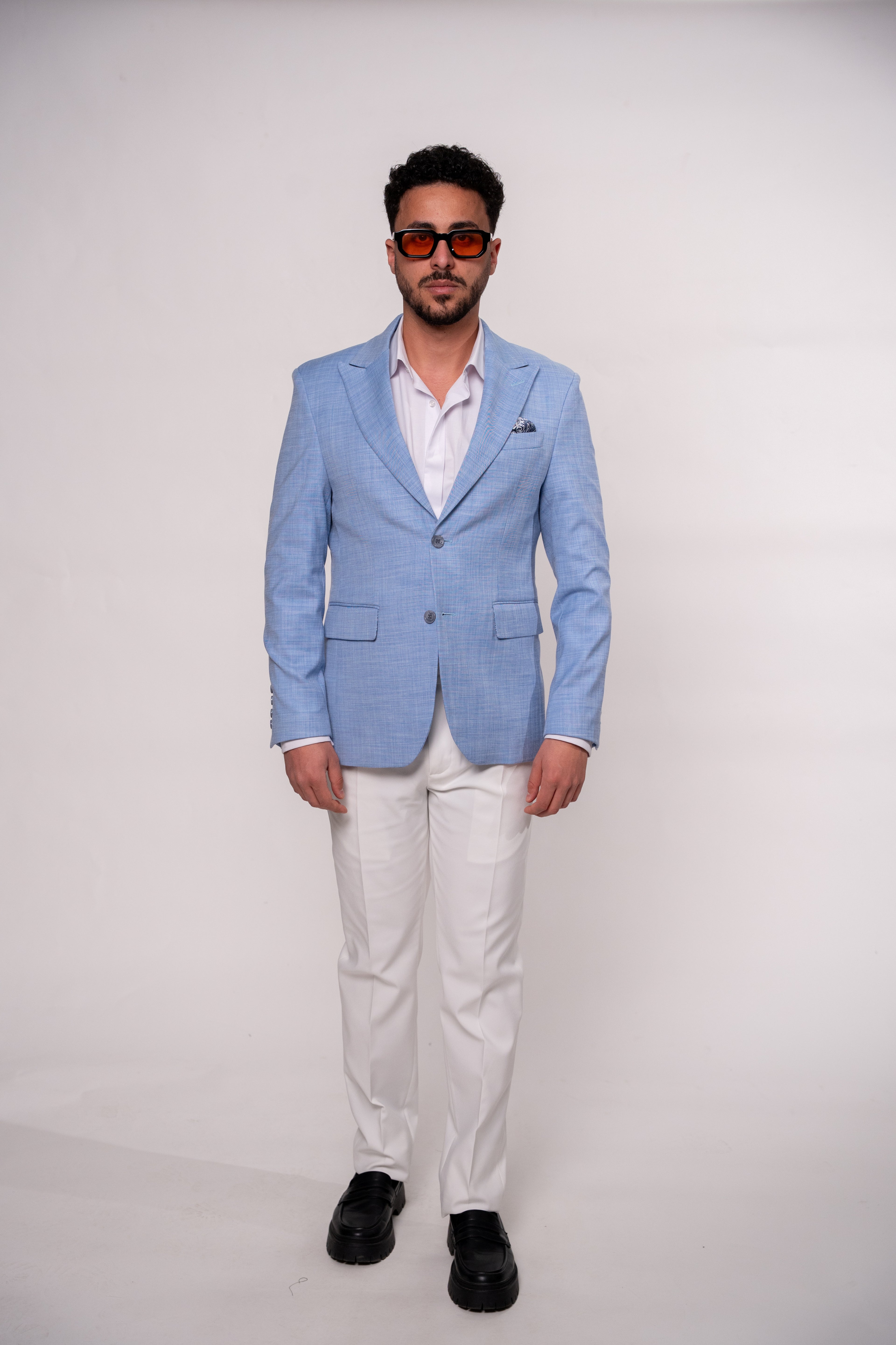 Tinuta Solaro albastru deschis Tailored Fit Cfg308T