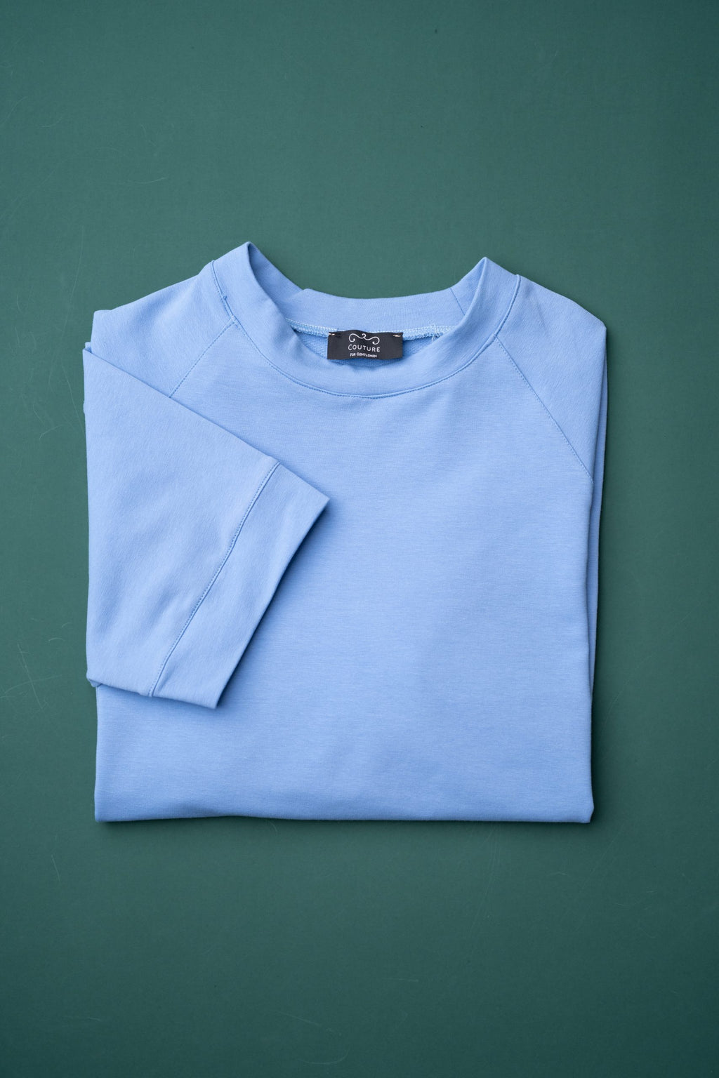 (product) Tricou albastru deschis bumbac confort fit Cfgtr004