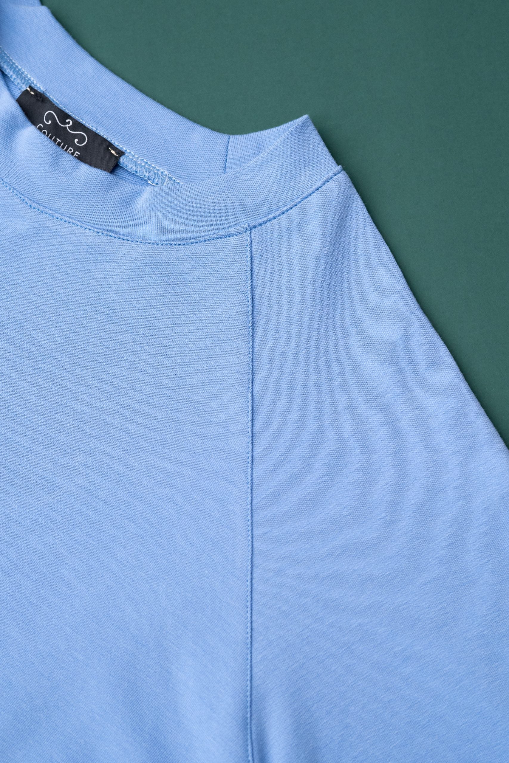 (product) Tricou albastru deschis bumbac confort fit Cfgtr004