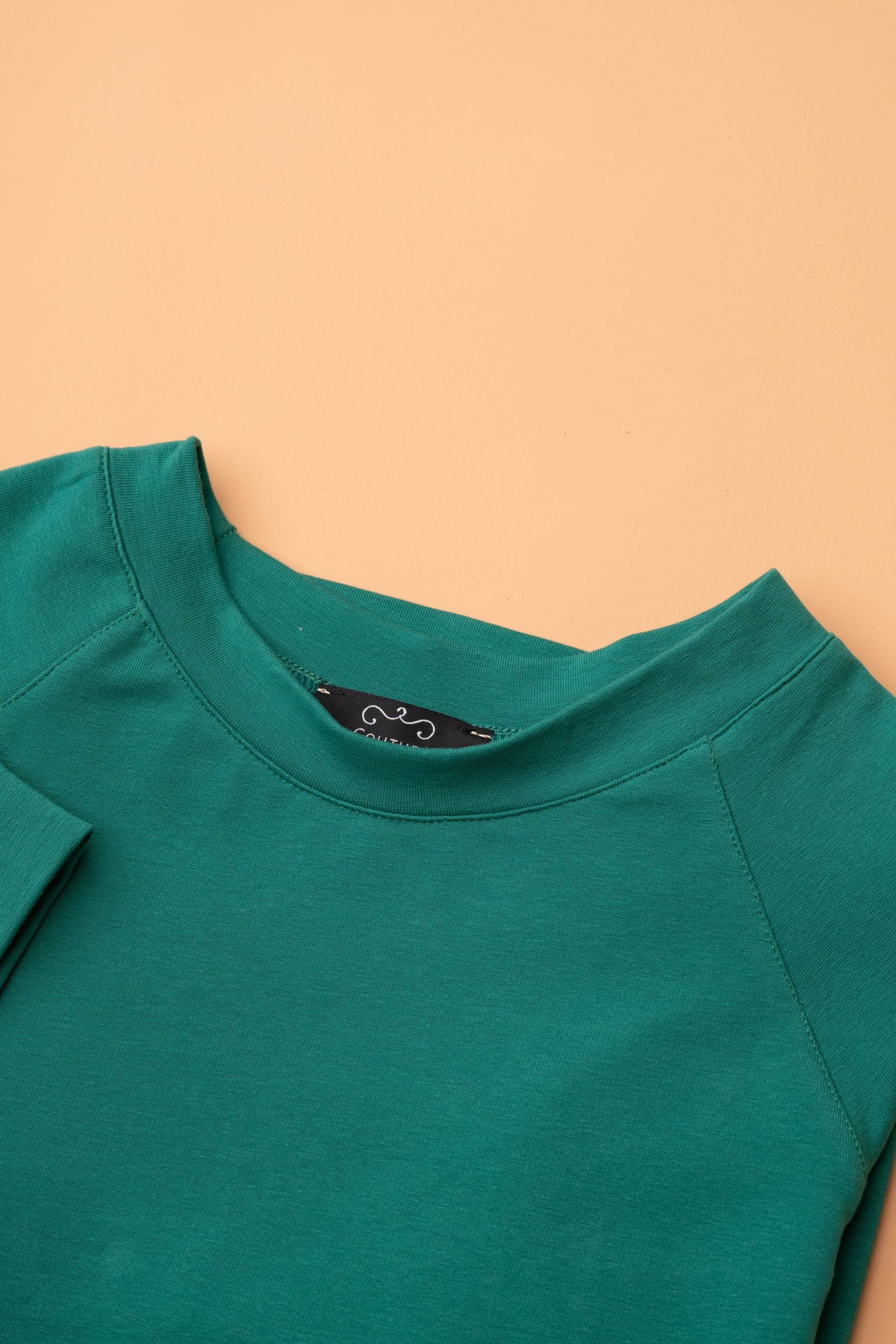 (product) Tricou verde smarald bumbac confort fit Cfgtr007