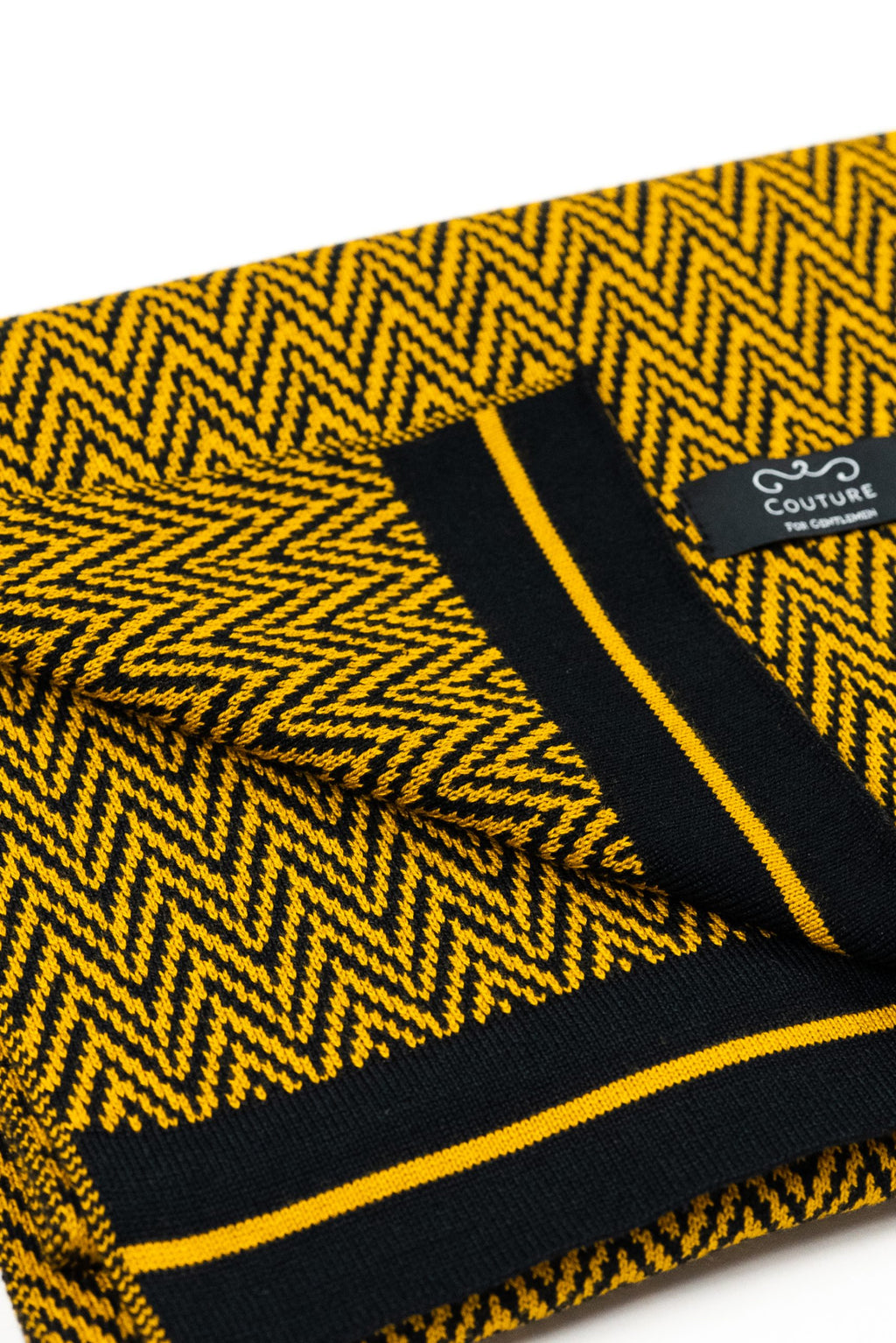 (product) Fular barbati mix bumbac Mustariu FL001