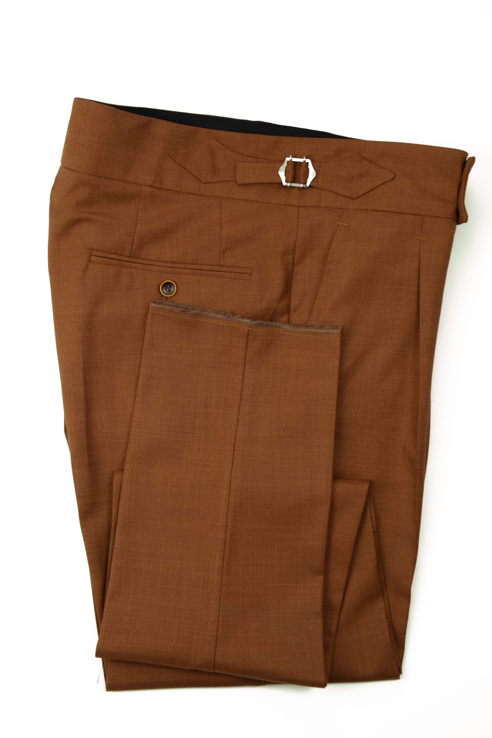 Pantaloni stil italian maro caramiziu gurkha CFGK008