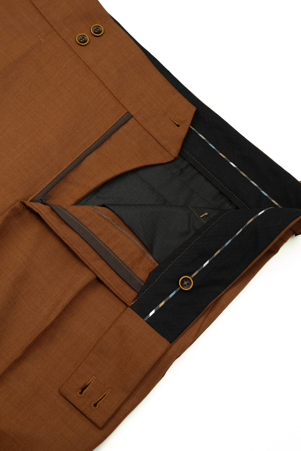 Italian Style Brick Brown Gurkha Pants CFGK008