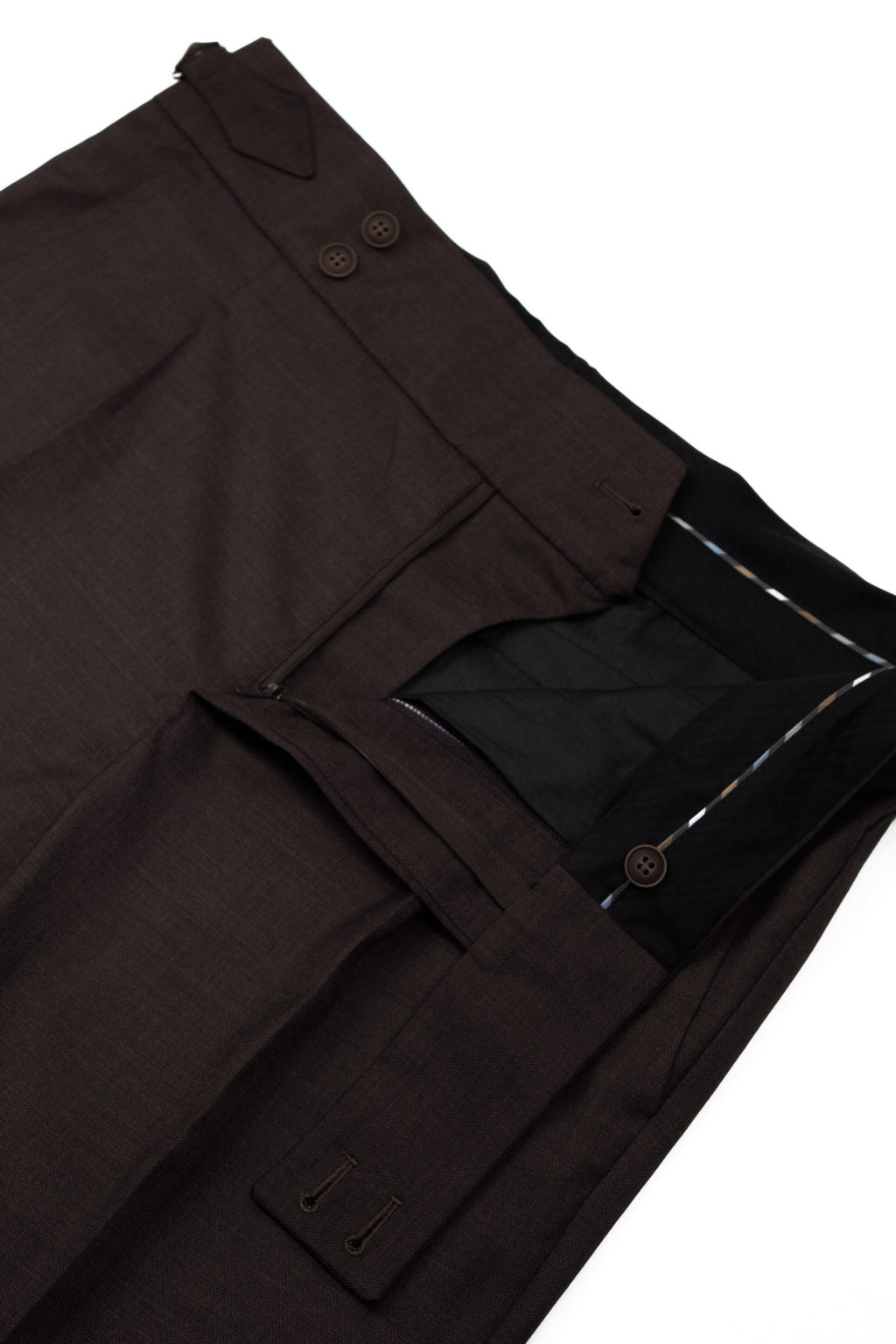 Chocolate Brown Gurkha Italian Style Pants CFGK009