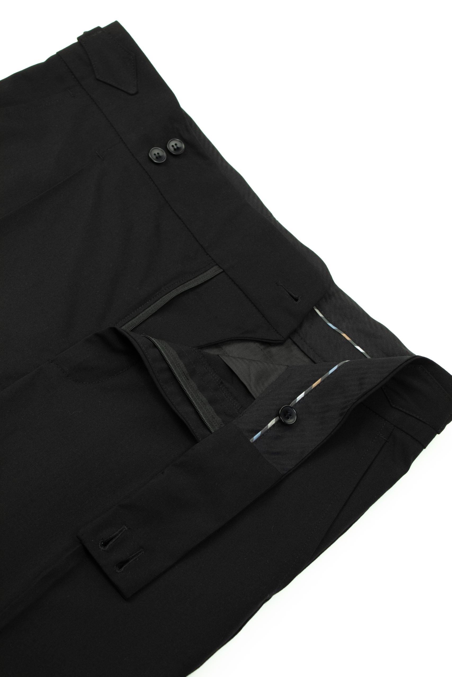 Pantaloni stil italian negru gurkha CFGK006
