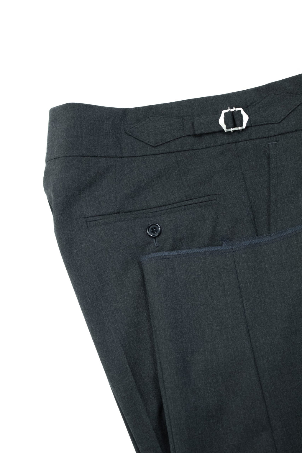 Italian Style Anthracite Gray Gurkha Pants CFGK012