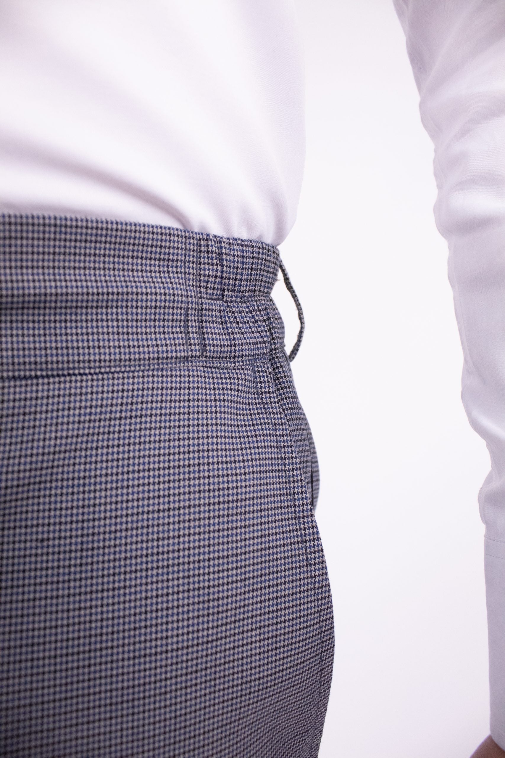 Pantaloni chino gri inchis texturi confort fit, Cfgpc003