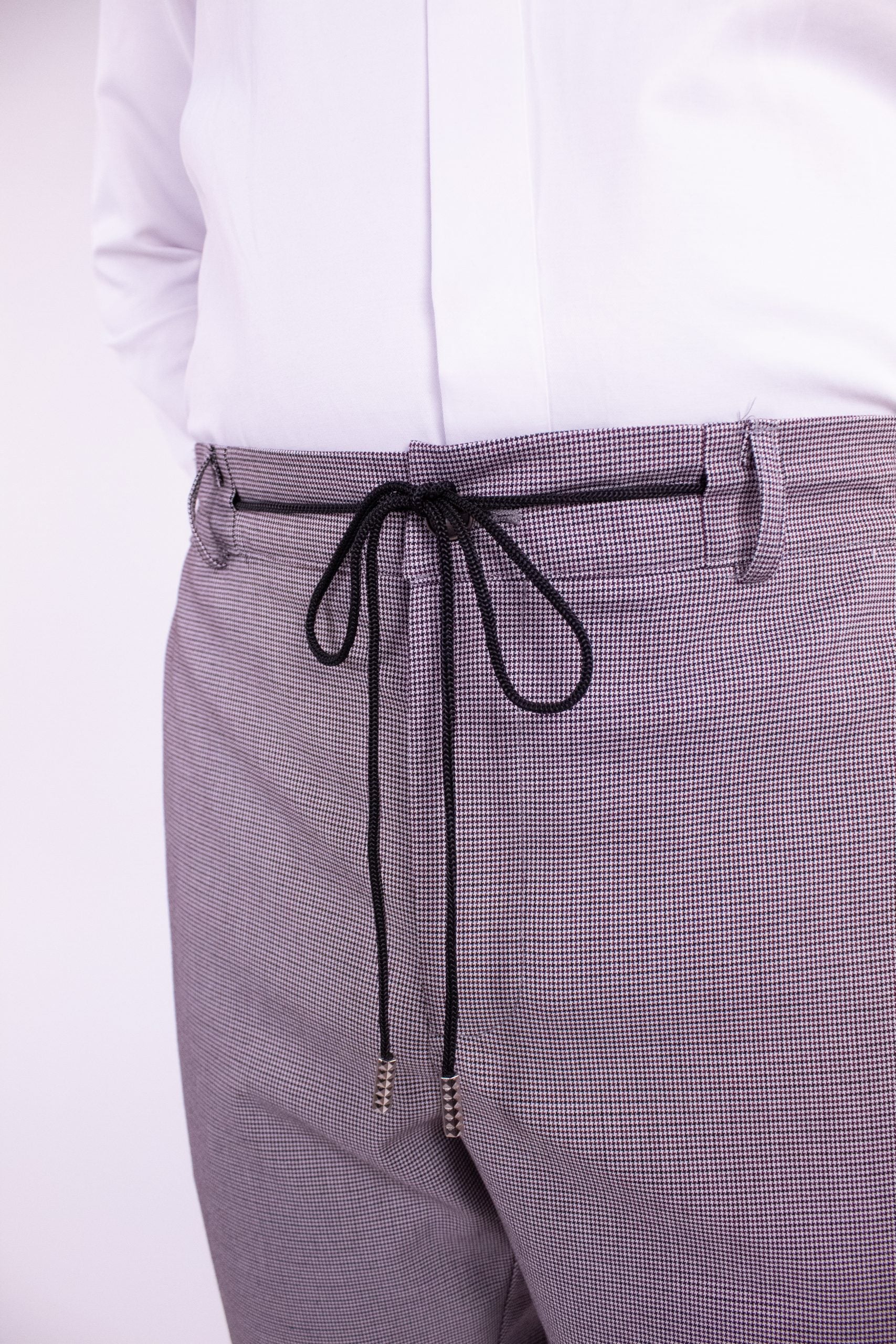 Pantaloni chino texturi mov inchis, Cfgpc004