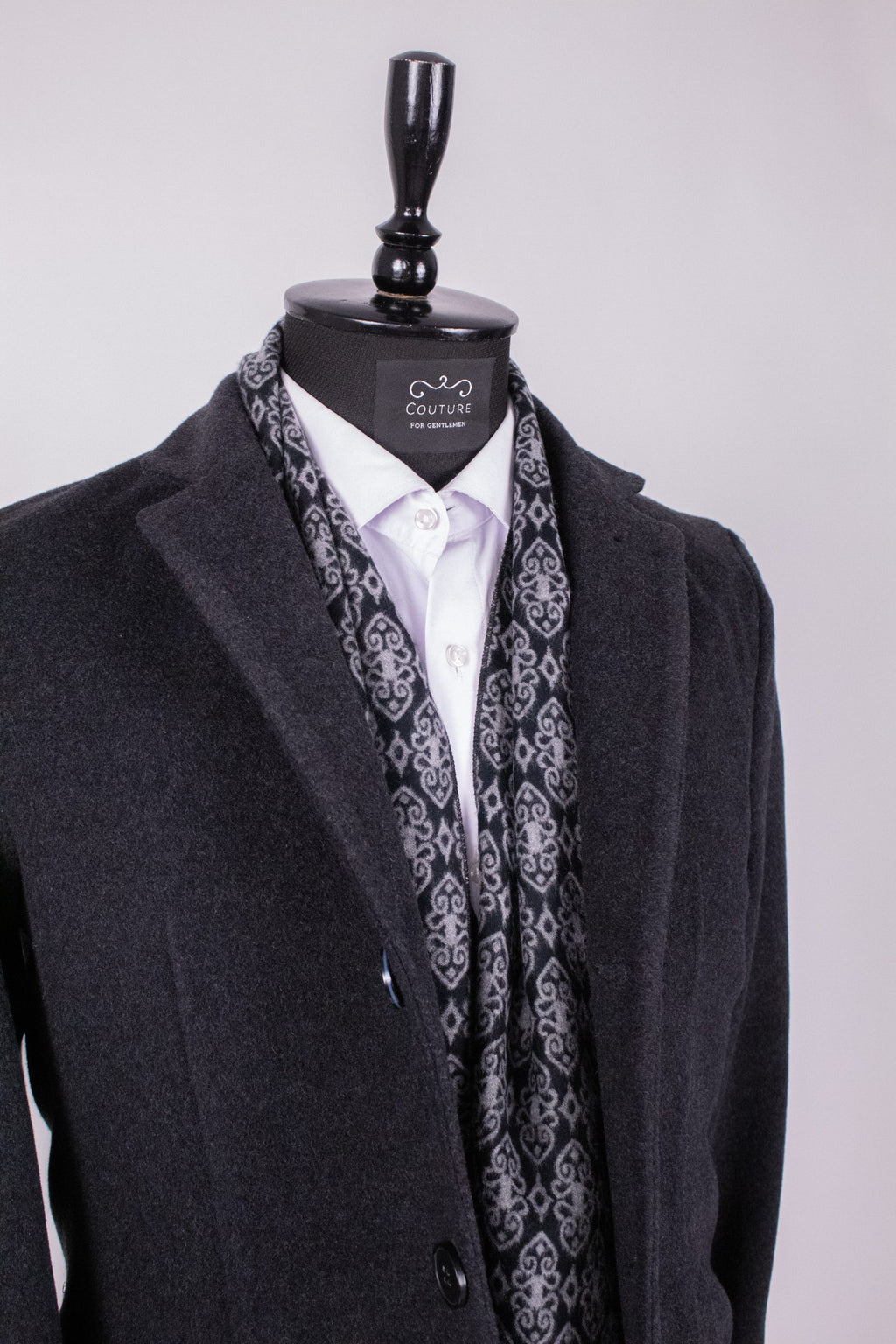 Pardesiu barbati gri antracit, PAR006