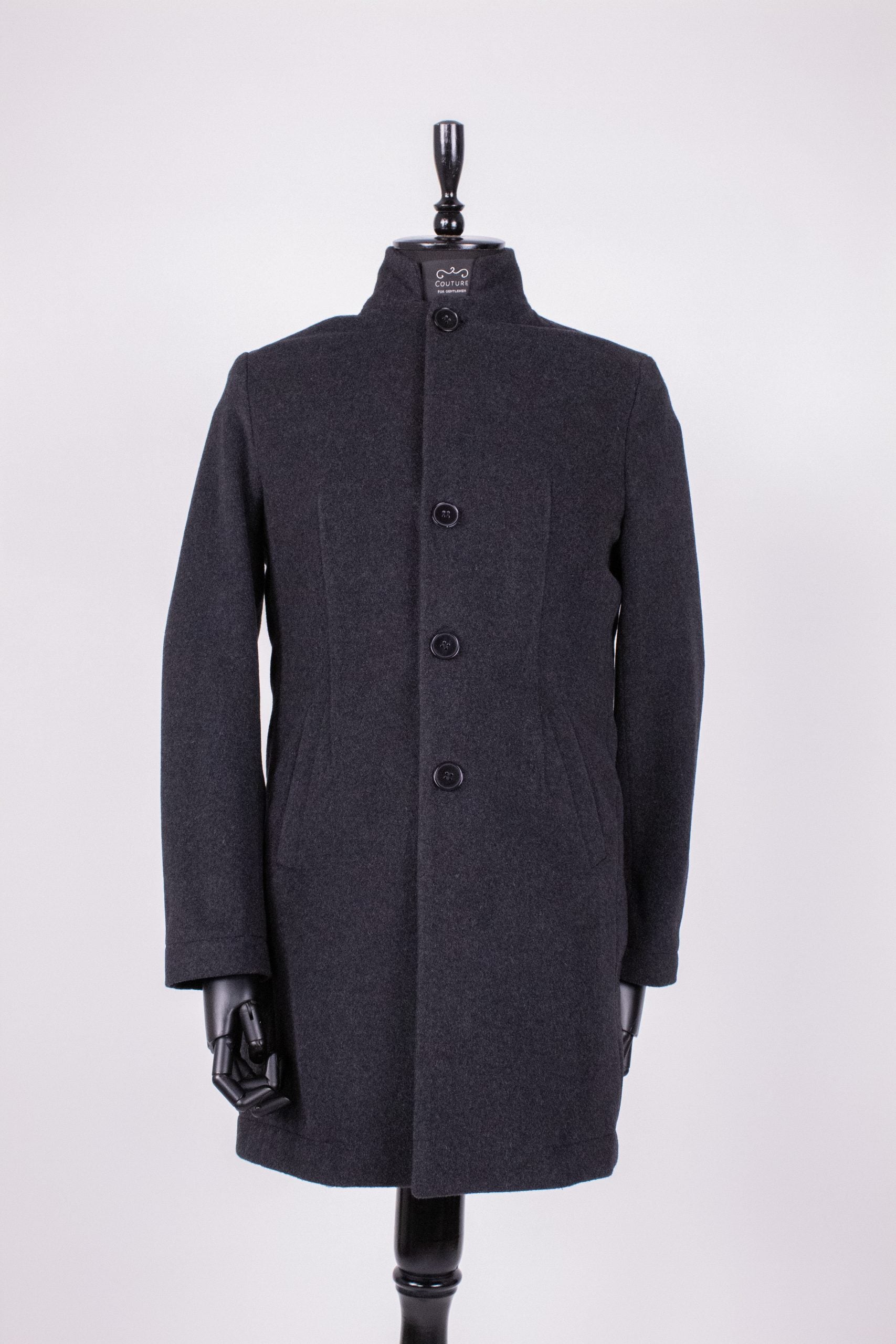 Pardesiu barbati gri antracit, PAR006