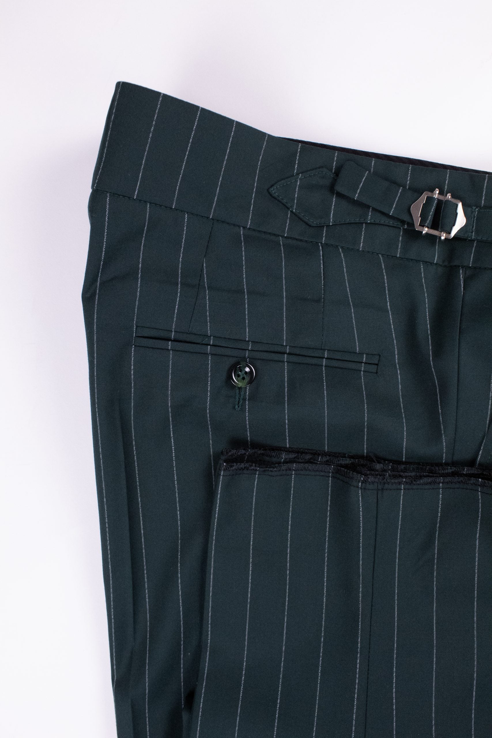 Pantaloni stil italian verde dungi CFGK018