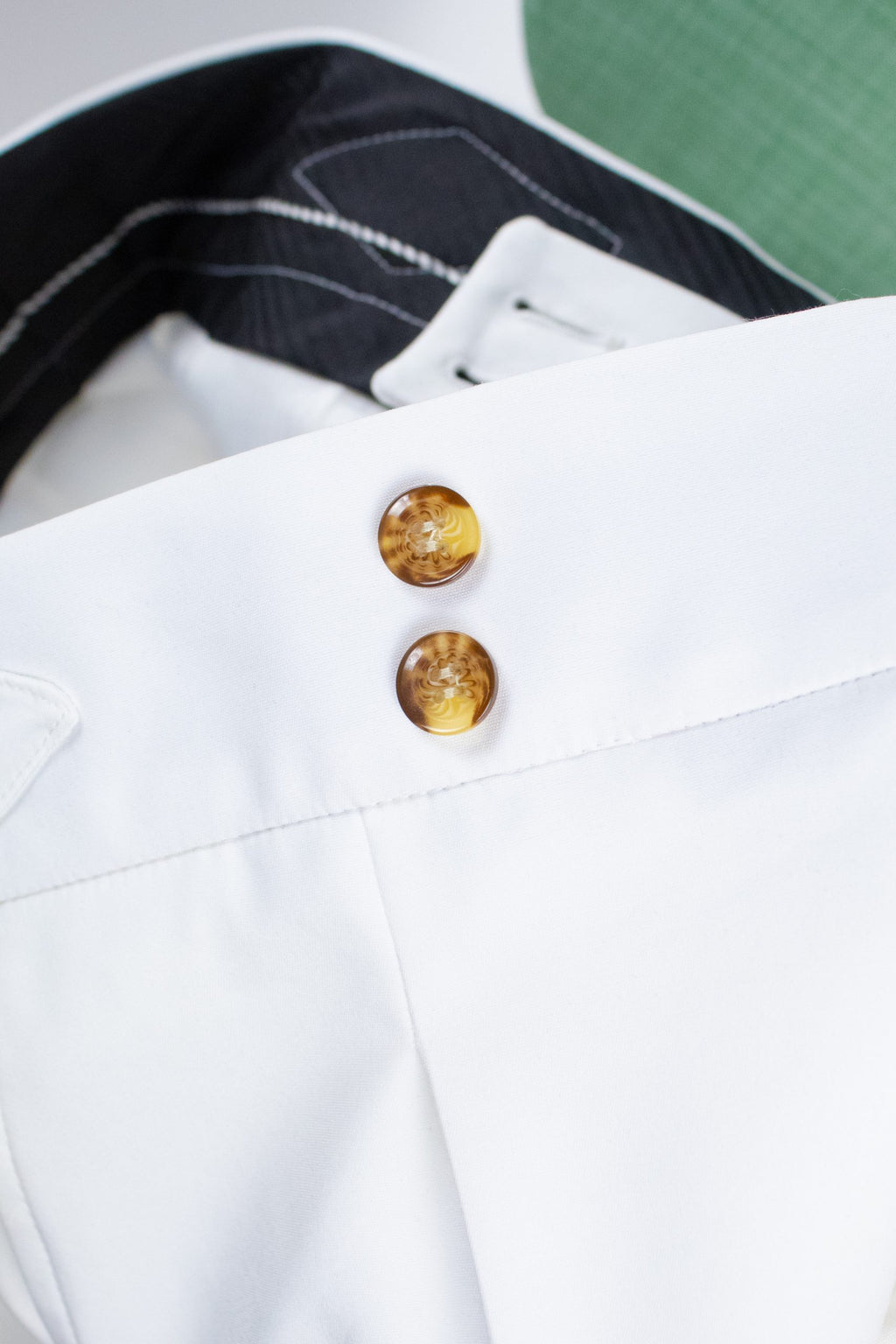 Italian Style White Gurkha Pants CFGK020