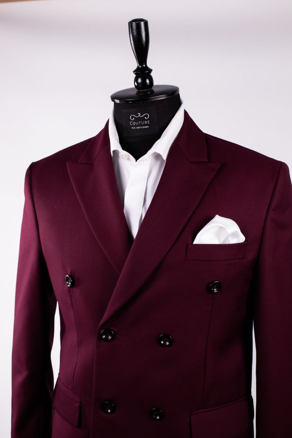 Costum Barbati Bordo Doua Randuri de nasturi Tailored Fit Cfg328