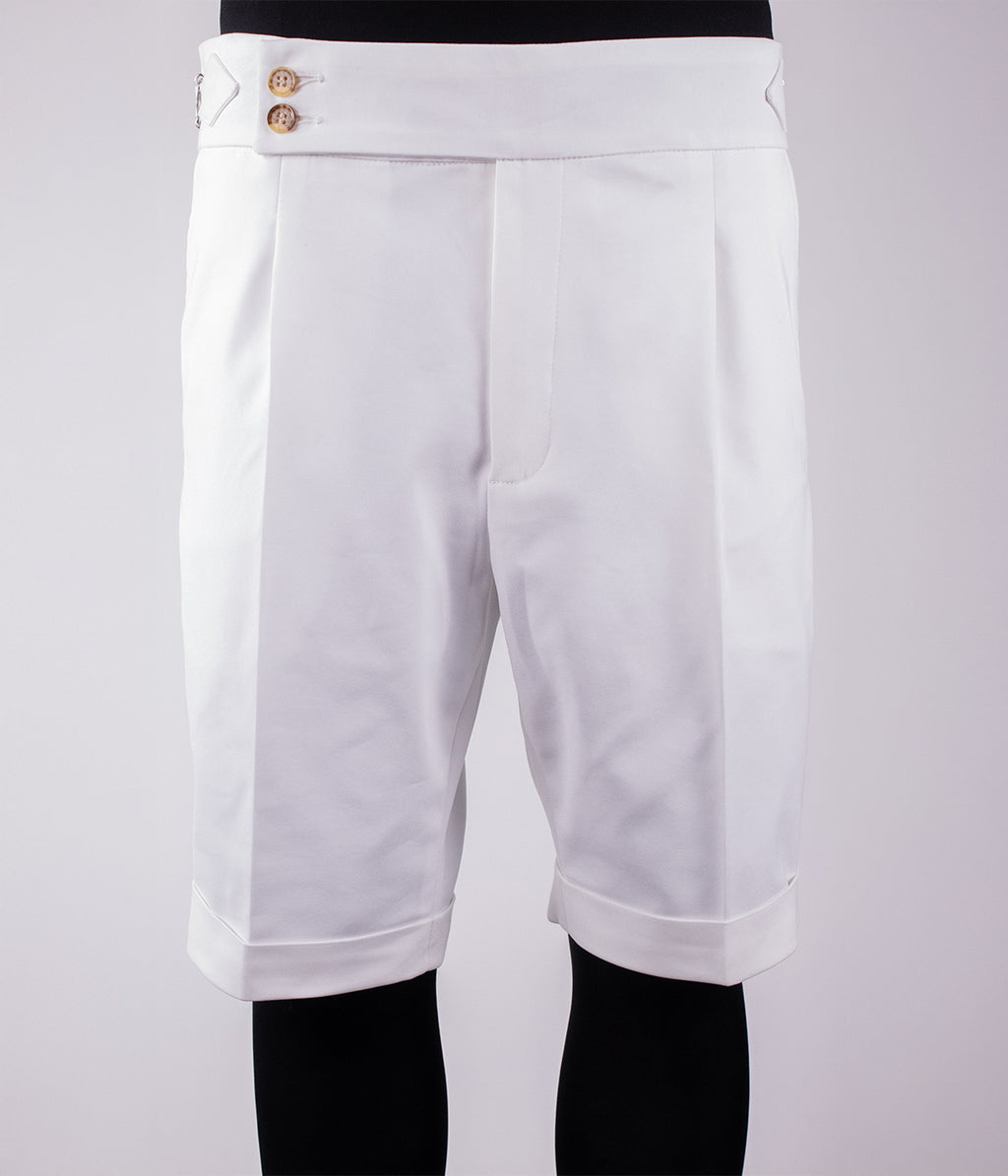 White Gurkha Italian Style Shorts CFGKS001