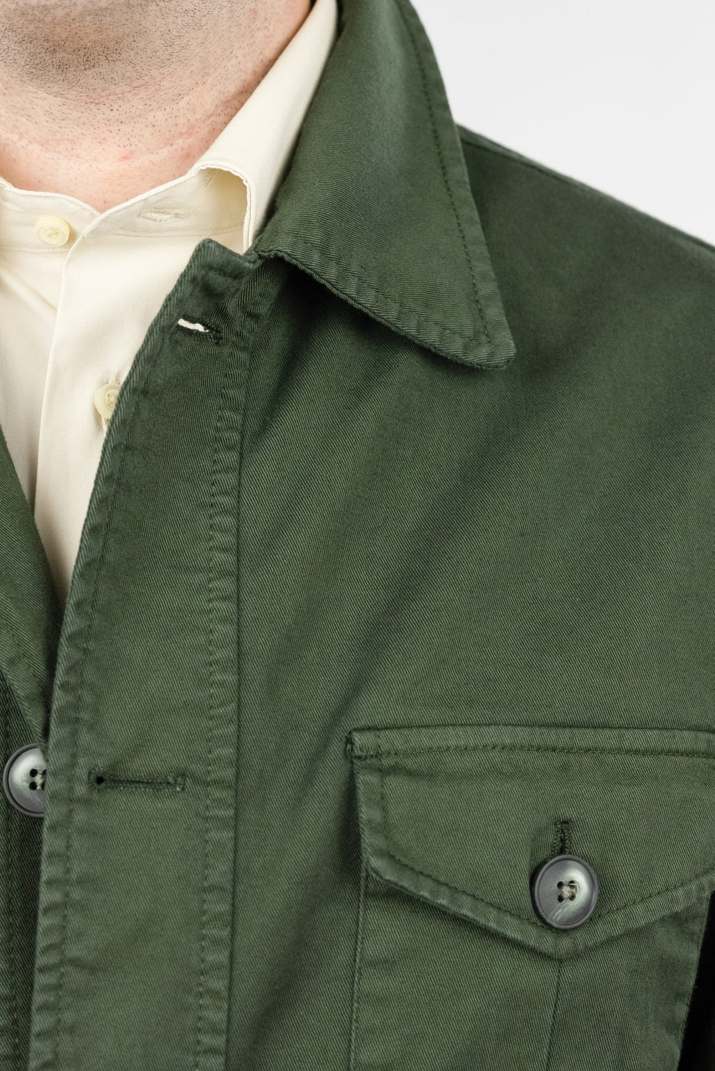 (product) Jachetă Barbati Safari Verde Tesatura Cervotessile JS003