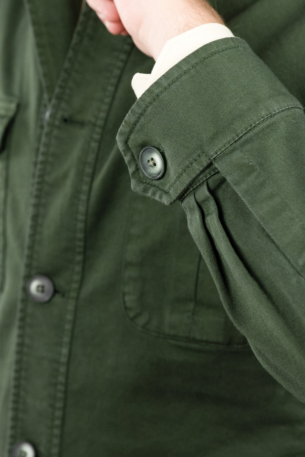 (product) Jachetă Barbati Safari Verde Tesatura Cervotessile JS003