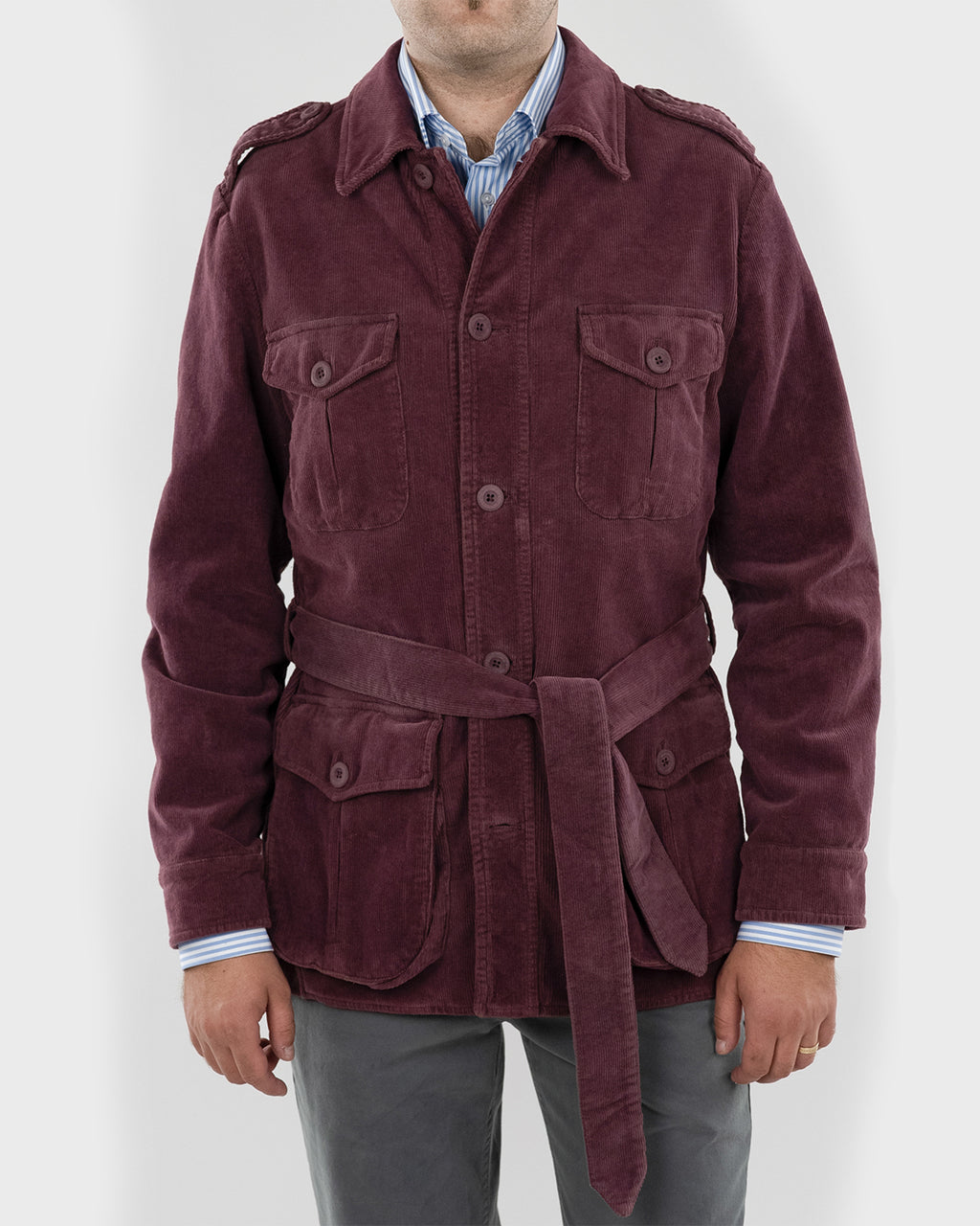 Jachetă Barbati Safari Burgundy JSC006