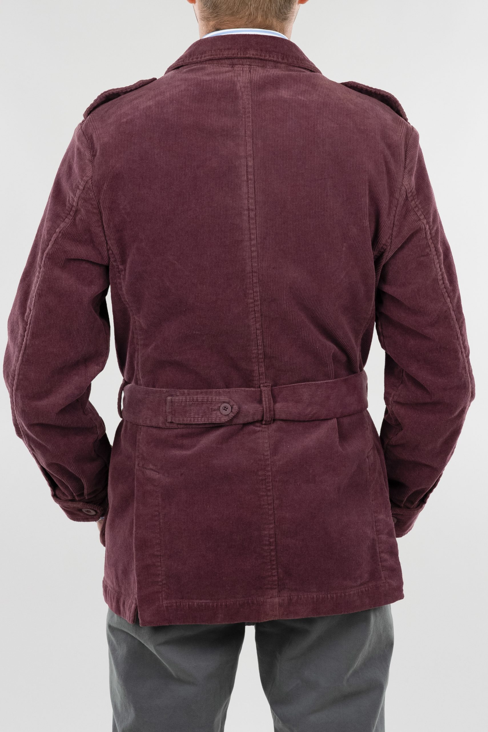 (product) Jachetă Barbati Safari Burgundy Tesatura Be Mood JSC006