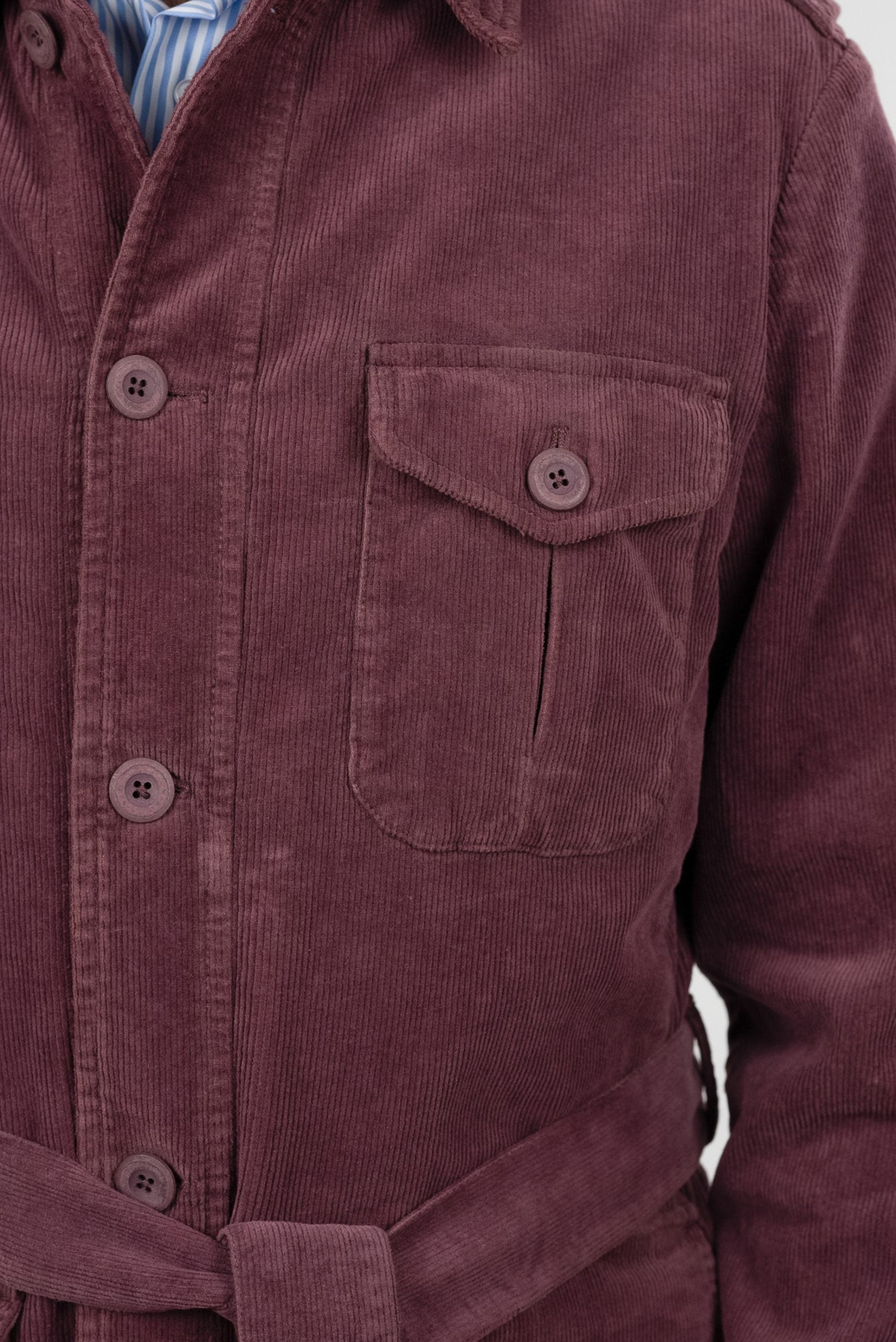 (product) Jachetă Barbati Safari Burgundy Tesatura Be Mood JSC006