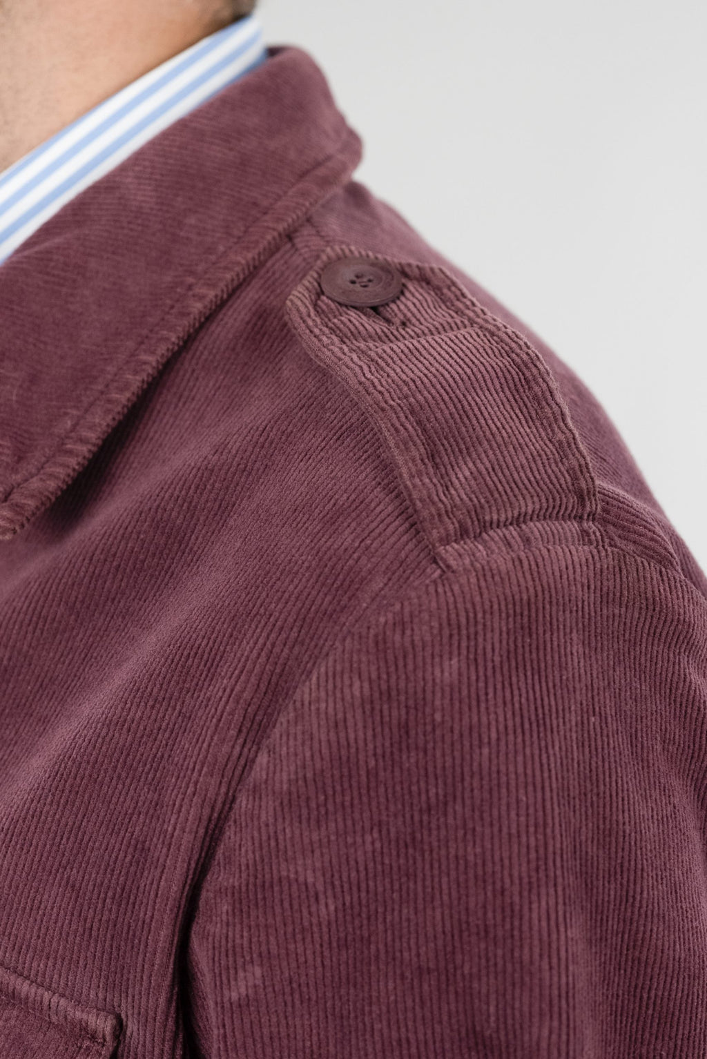 (product) Jachetă Barbati Safari Burgundy Tesatura Be Mood JSC006