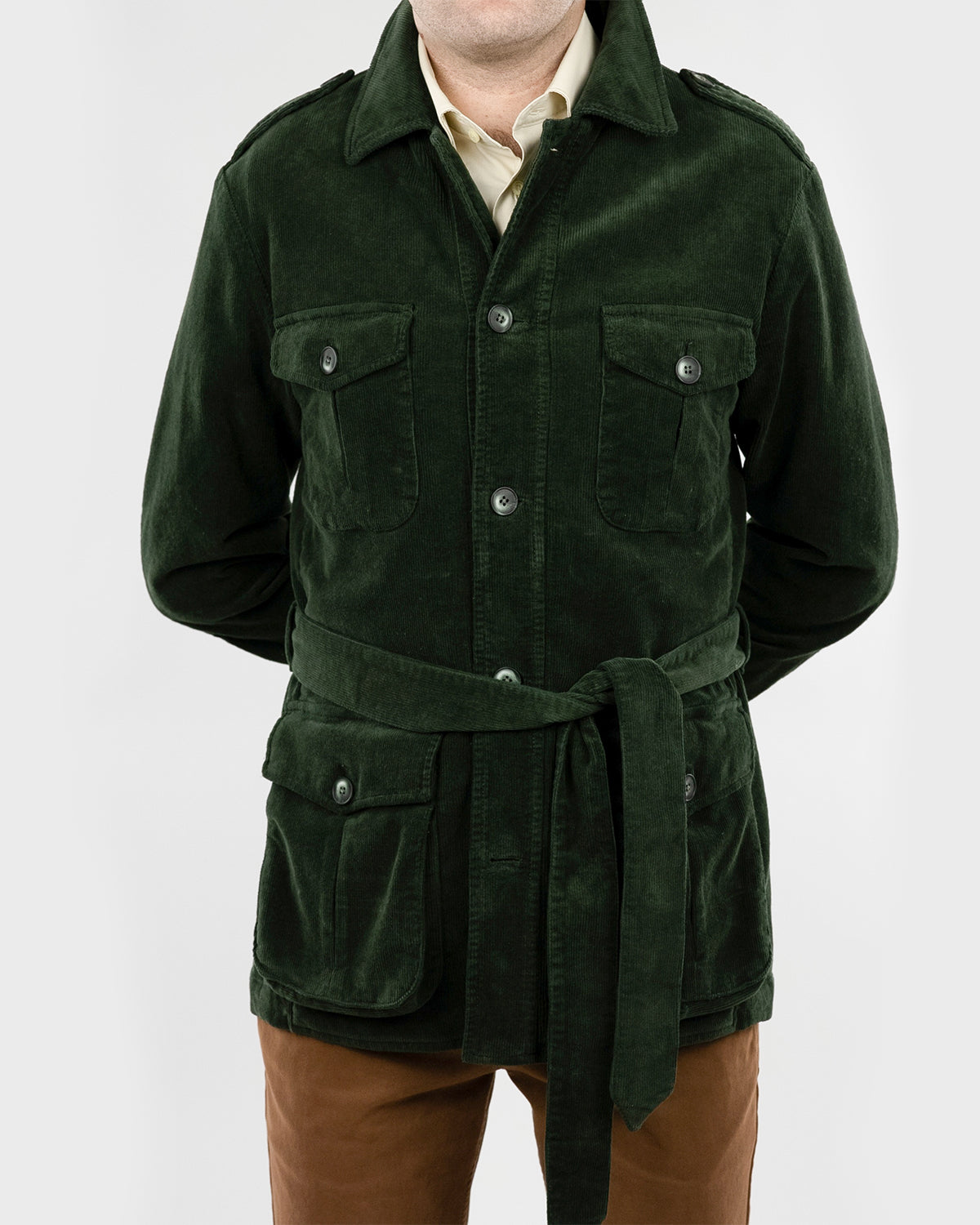 グリーン　00s BEAUFORT A145 オーバーサイズ　c48 Jachetă Barbati Safari Verde Tesatura Be Mood JSC008