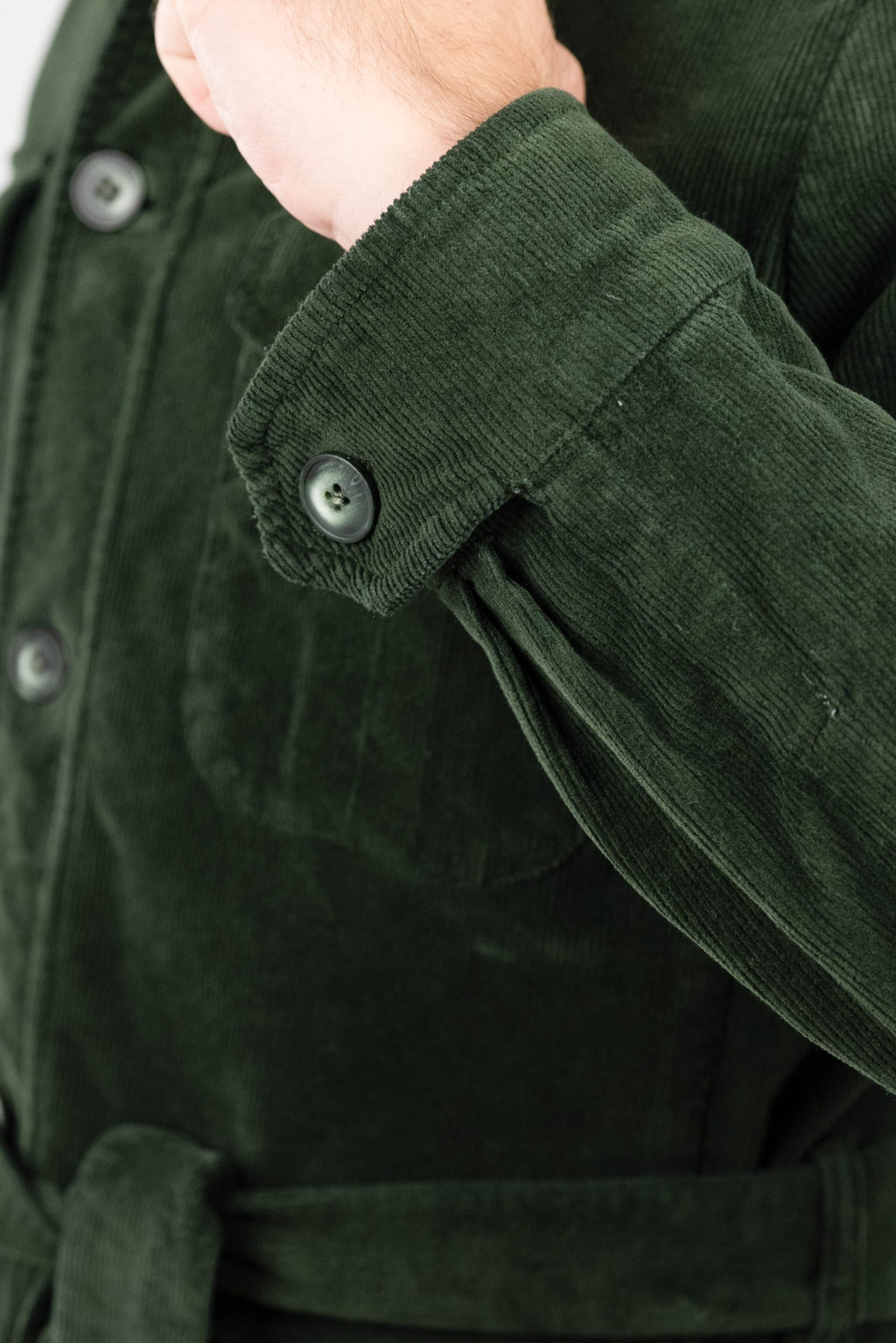 (product) Jachetă Barbati Safari Verde Tesatura Be Mood JSC008