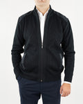 (product) Jachetă Neagră tricotată cu fermoar JTR001