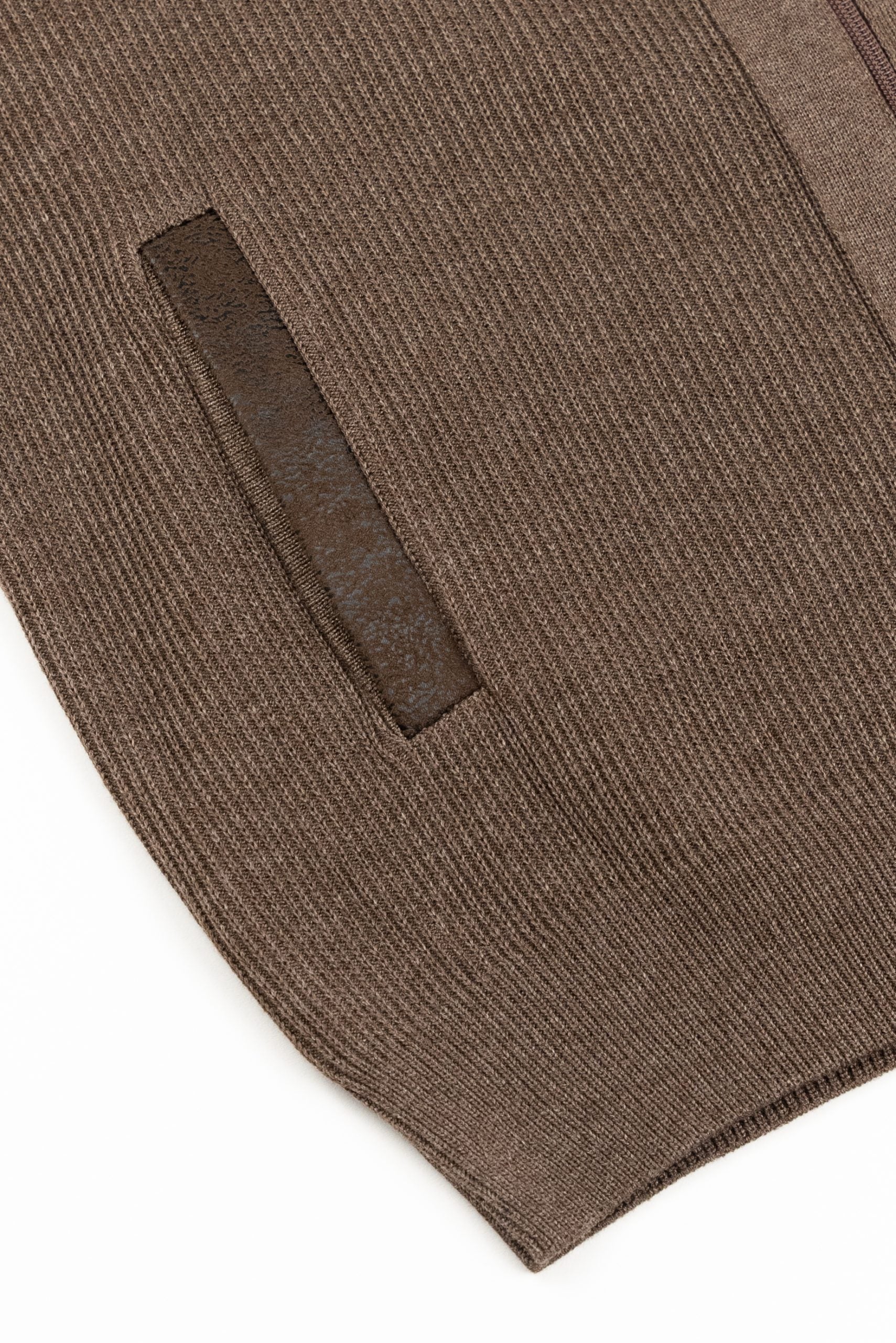 (product) Jachetă Maro tricotată cu fermoar JTR003