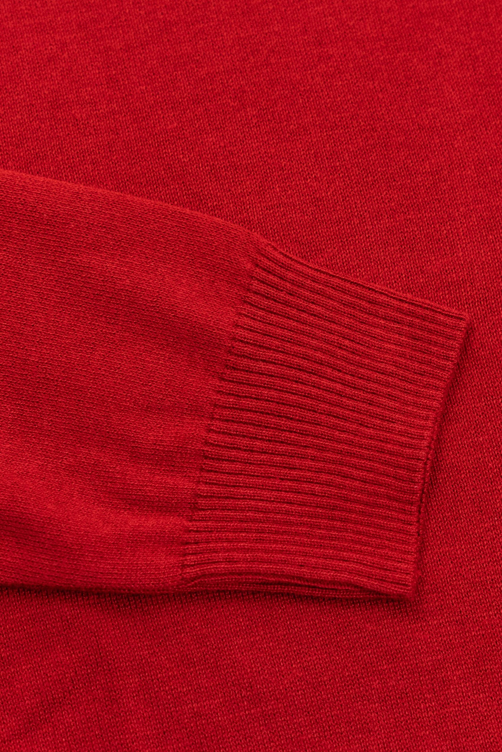 (product) Pulover Barbati Roșu Guler Baza PLV002