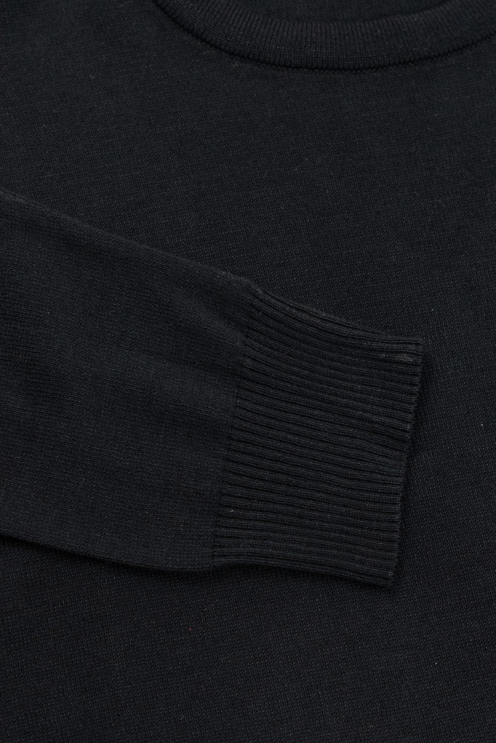 (product) Pulover Barbati Negru Guler Baza PLV004