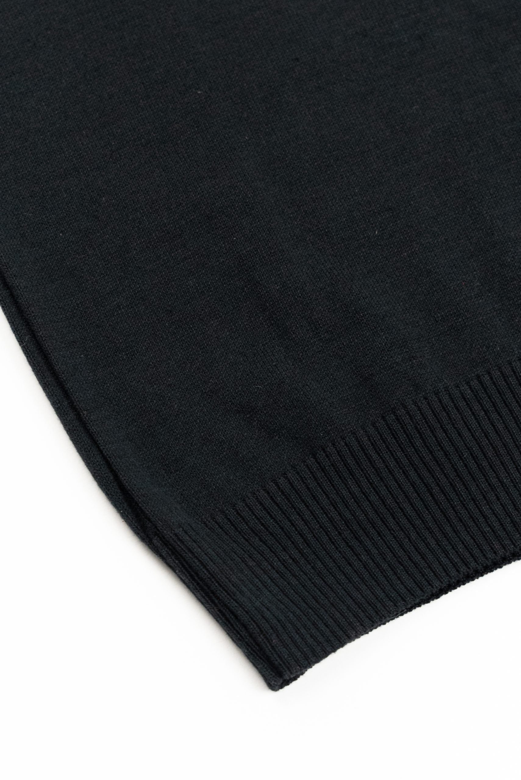 (product) Pulover Barbati Negru Guler Baza PLV004