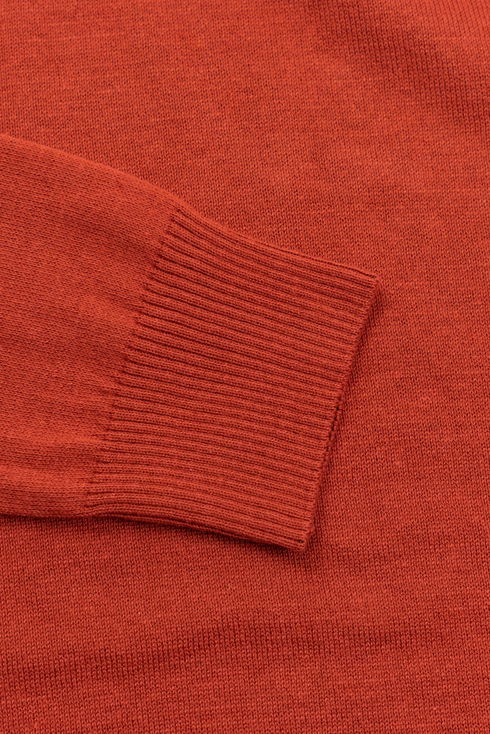 (product) Pulover Barbati Teracota Guler Baza PLV005