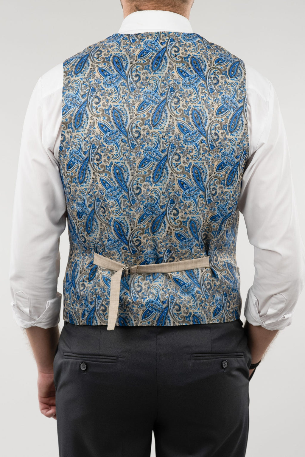 (product) Vesta Barbati un rand de nasturi Rever Ascutit  Bej Vs1rabj