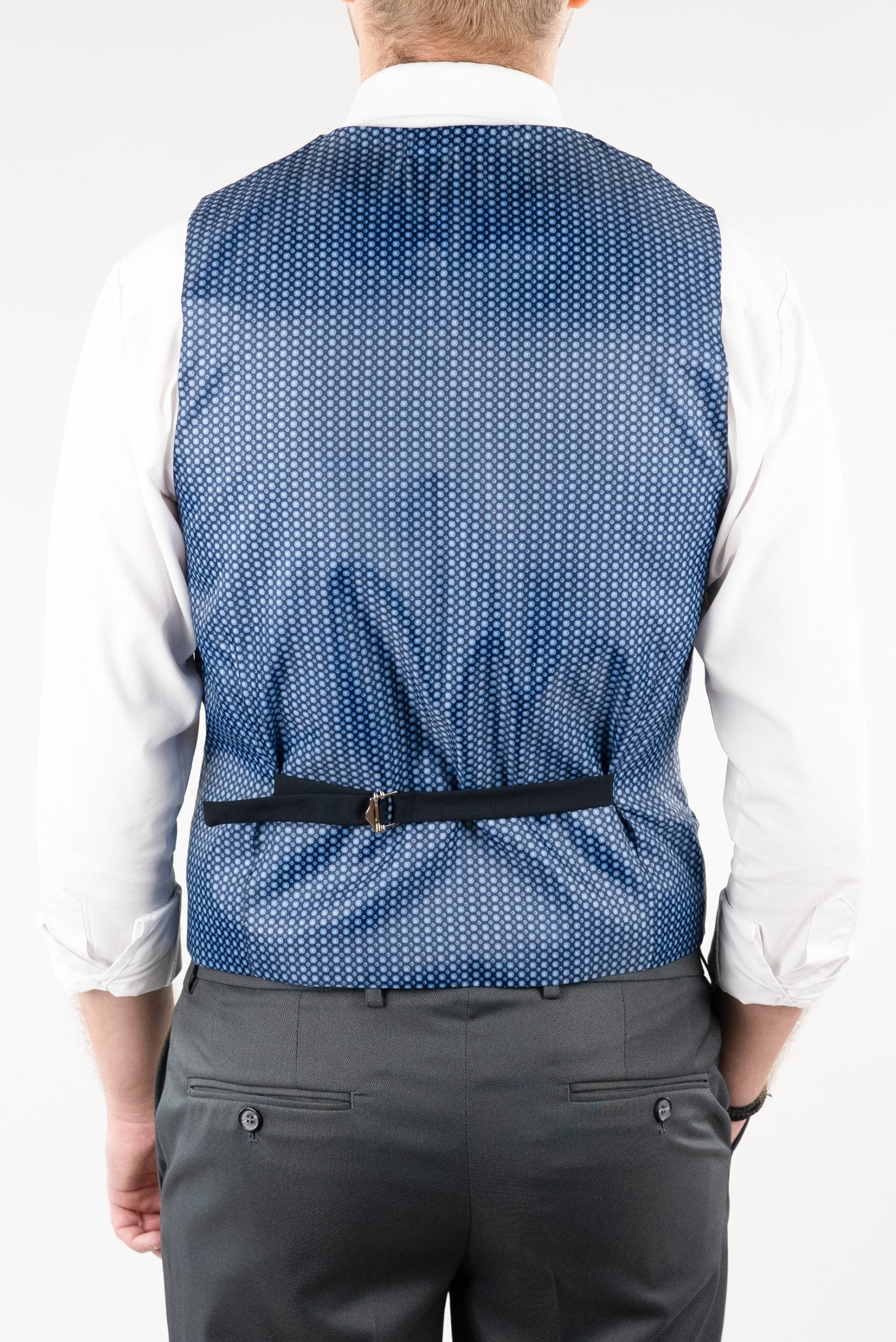 (product) Vesta Barbati un rand de nasturi Rever Ascutit  Bleumarin Vs1rabl