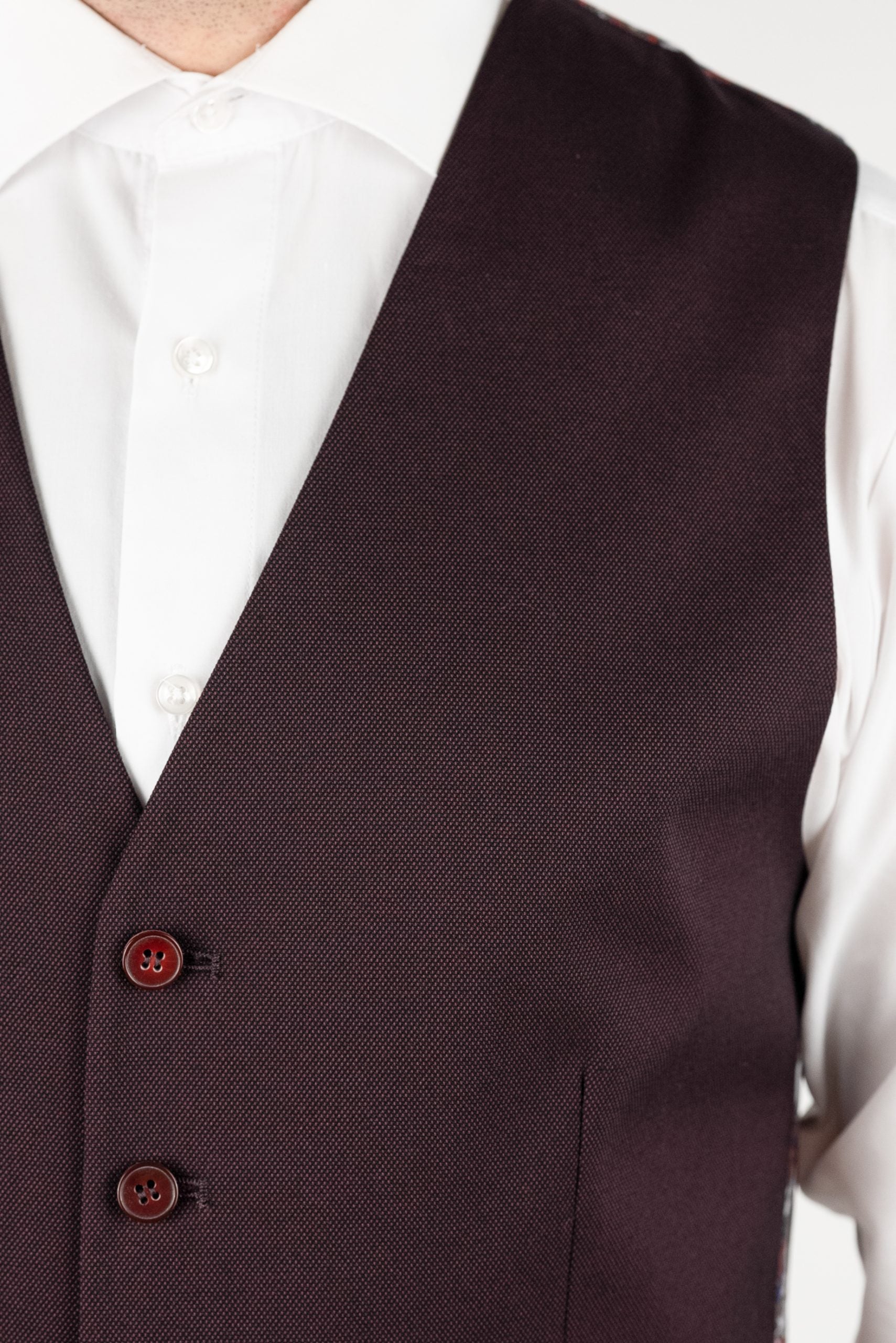 (product) Vesta Barbati un rand de nasturi bordeaux Vs1rsbx