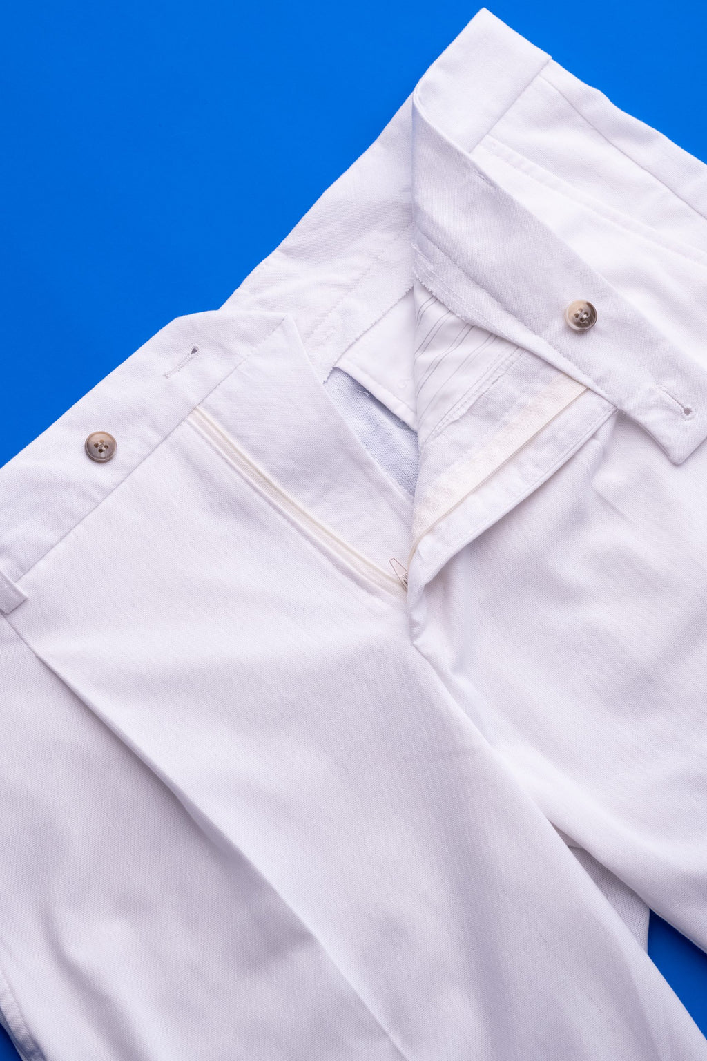 (product) Pantaloni din in alb Cfgin002