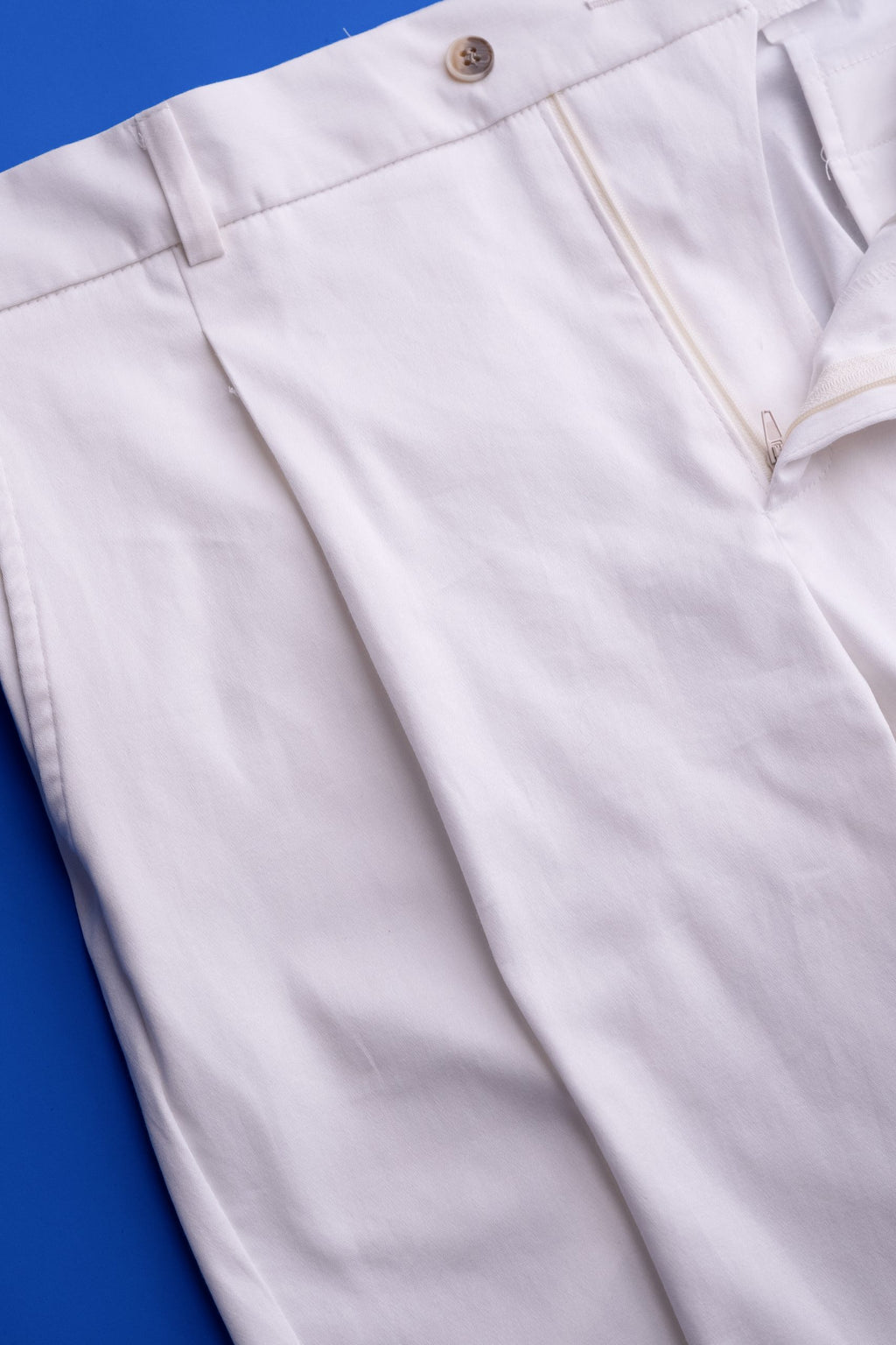 (product) Pantaloni din bumbac alb CFGBBC001