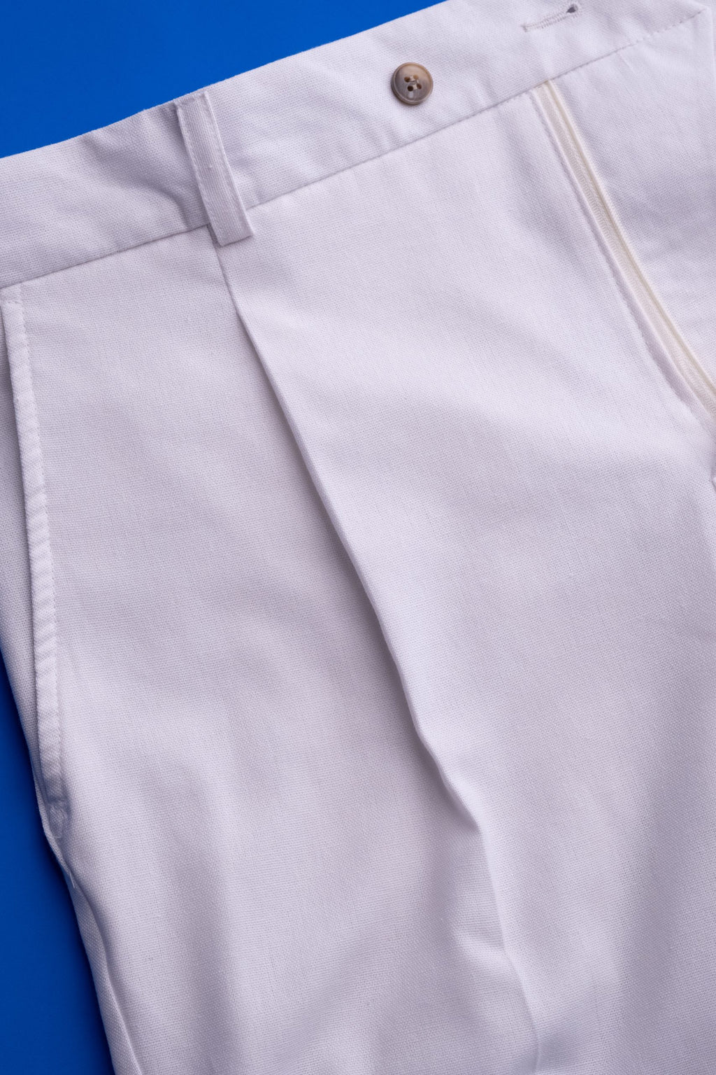 (product) Pantaloni din in alb Cfgin002