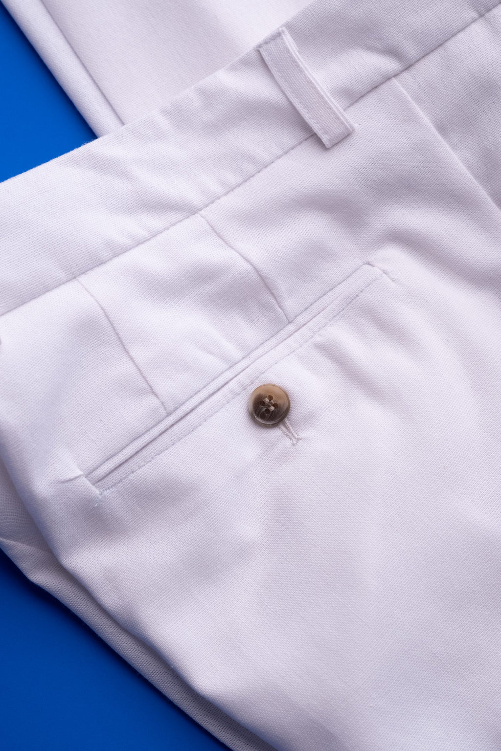 (product) Pantaloni din in alb Cfgin002