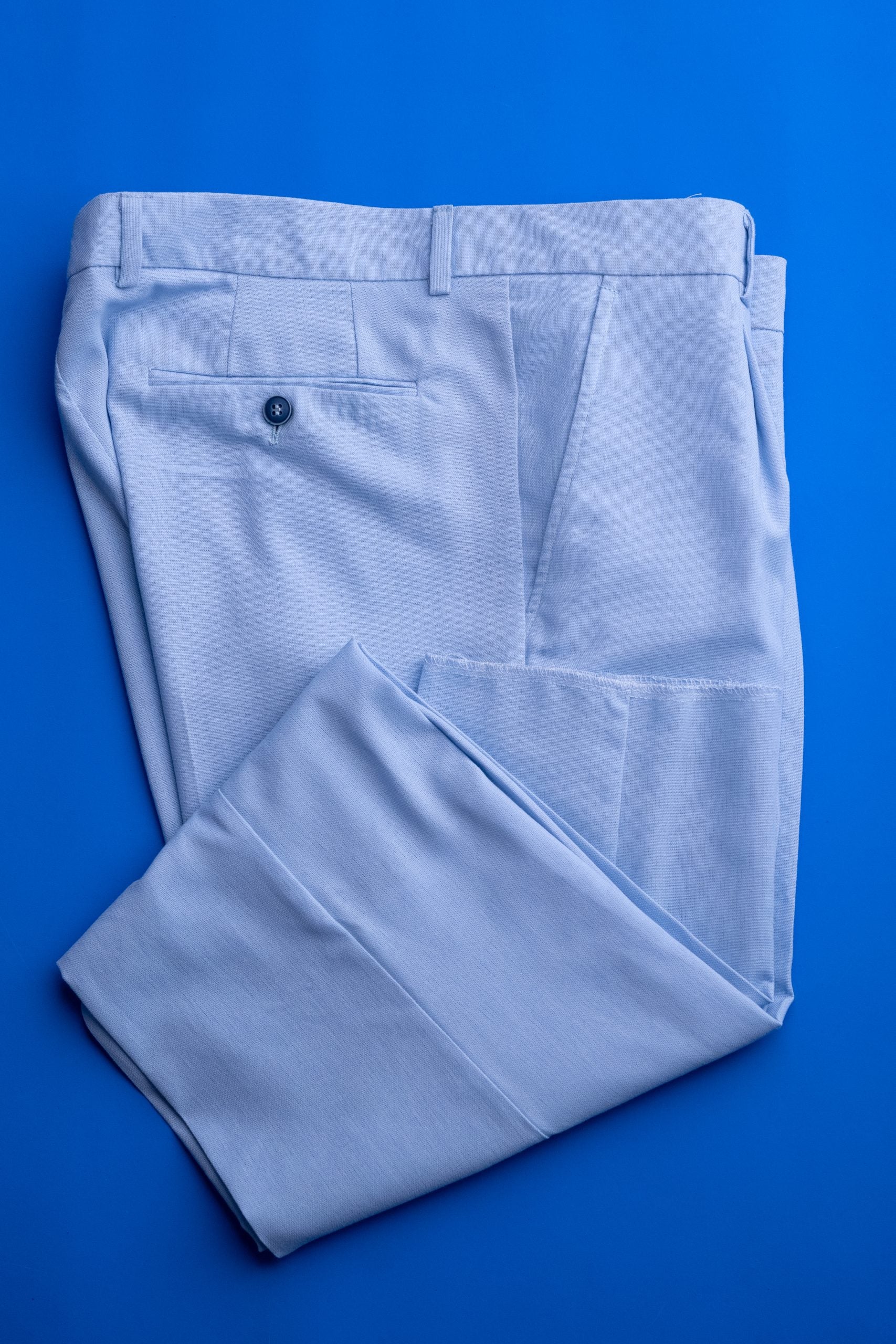 (product) Pantaloni din in albastru deschis Cfgin001