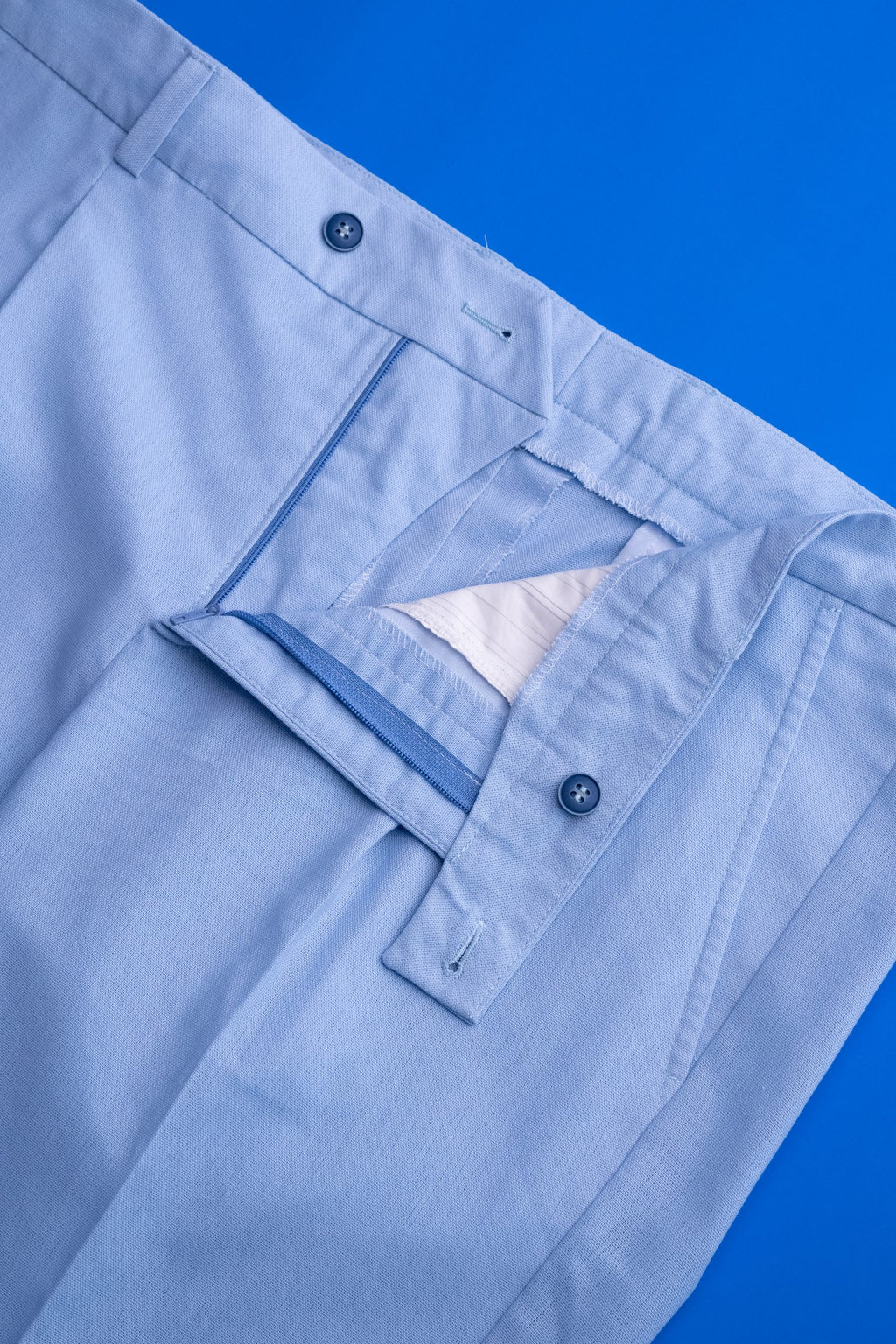 (product) Pantaloni din in albastru deschis Cfgin001